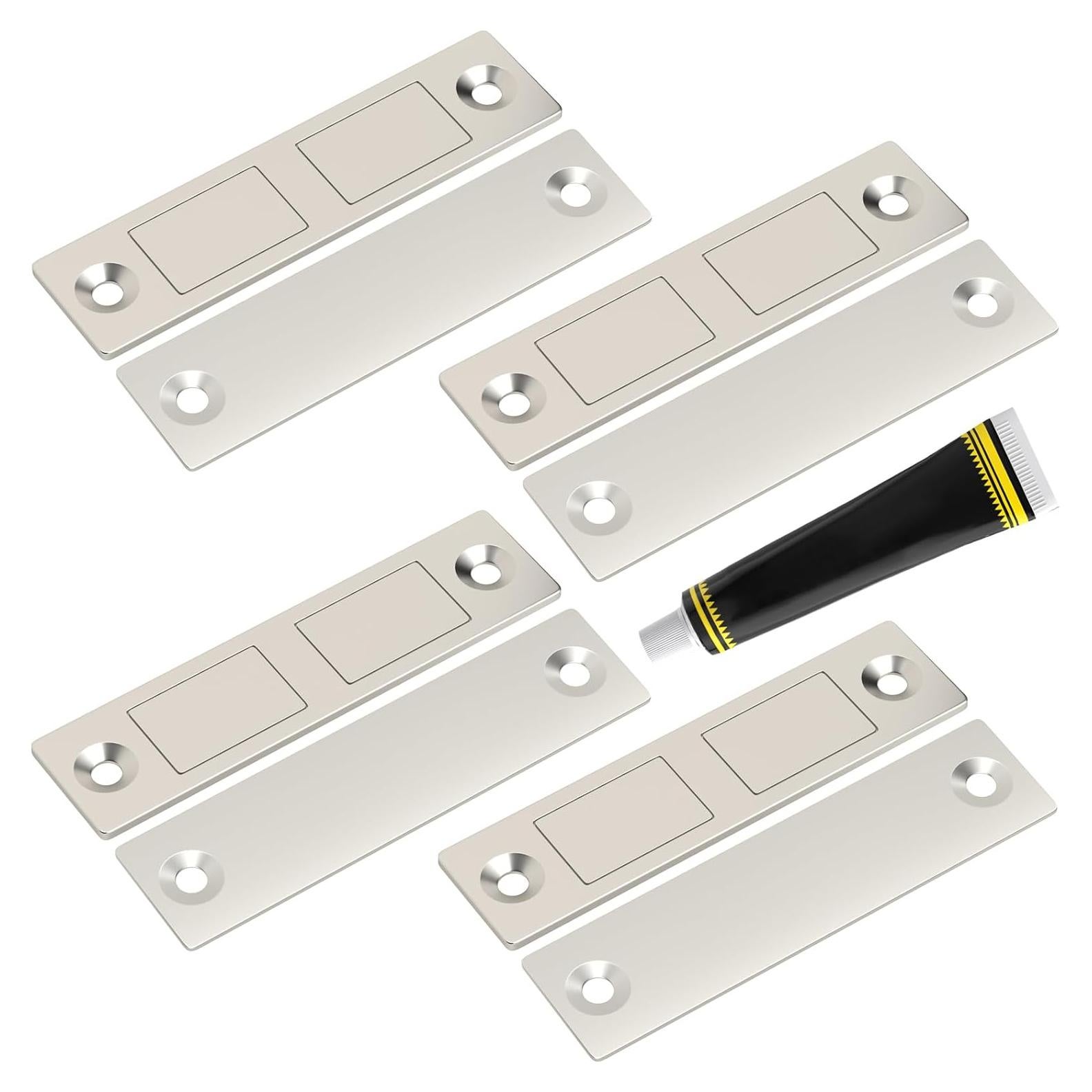 Cierre Magnético de Puerta Jiayi 4 Piezas 13.6 kg Autoadhesivo