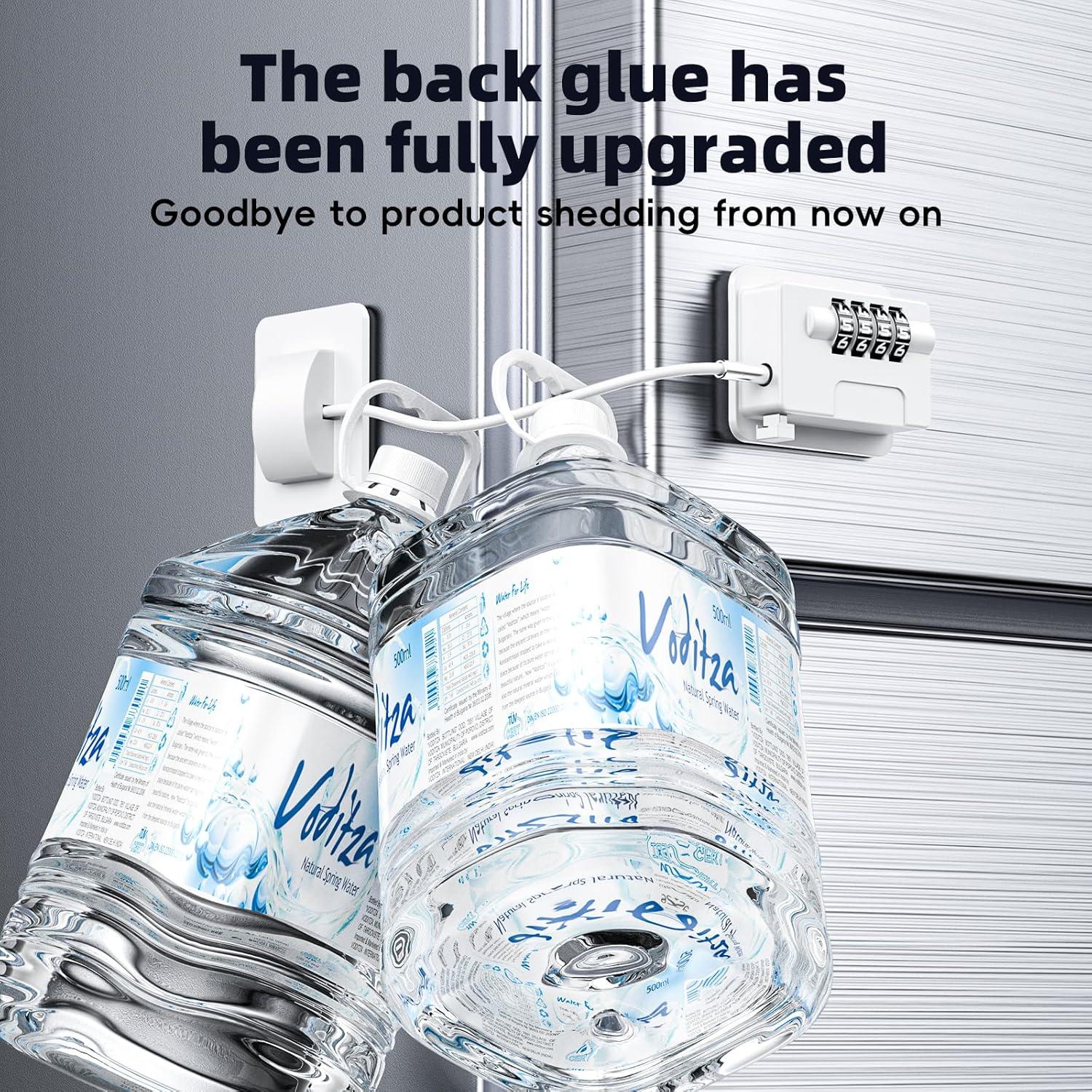 Candados para Refrigerador a Prueba de Niños 4 Códigos - Blanco