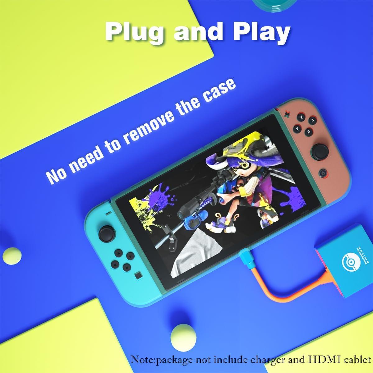 Dock de Switch PURBHE para Nintendo Switch y OLED 4K/60Hz