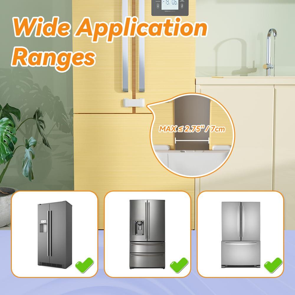 Cerradura de Seguridad para Refrigerador Frances Safelon 2 Pcs