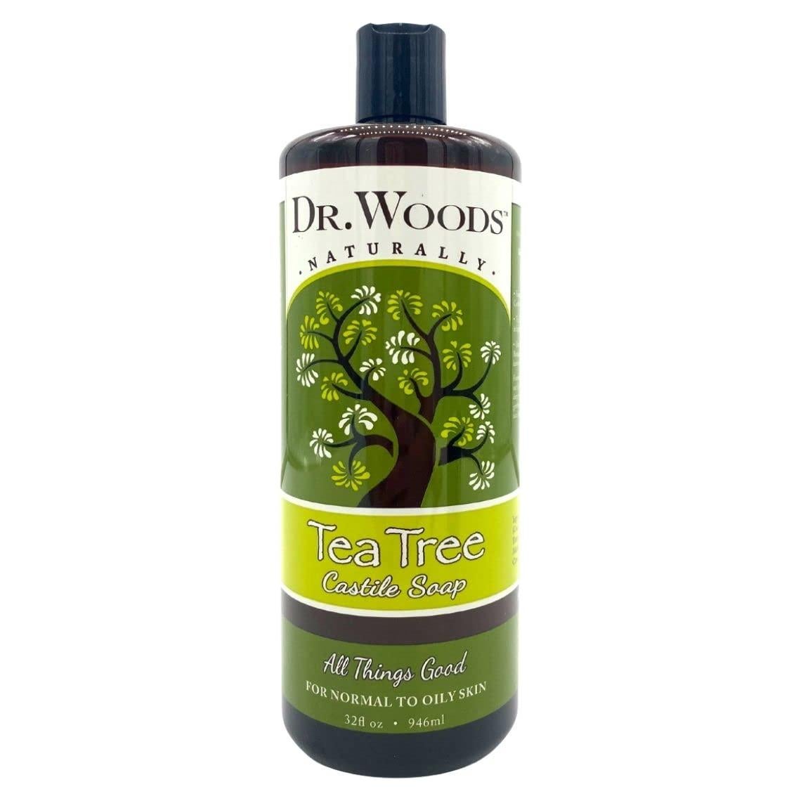 Jabón Líquido de Castile Dr. Woods 0.95L Árbol de Té