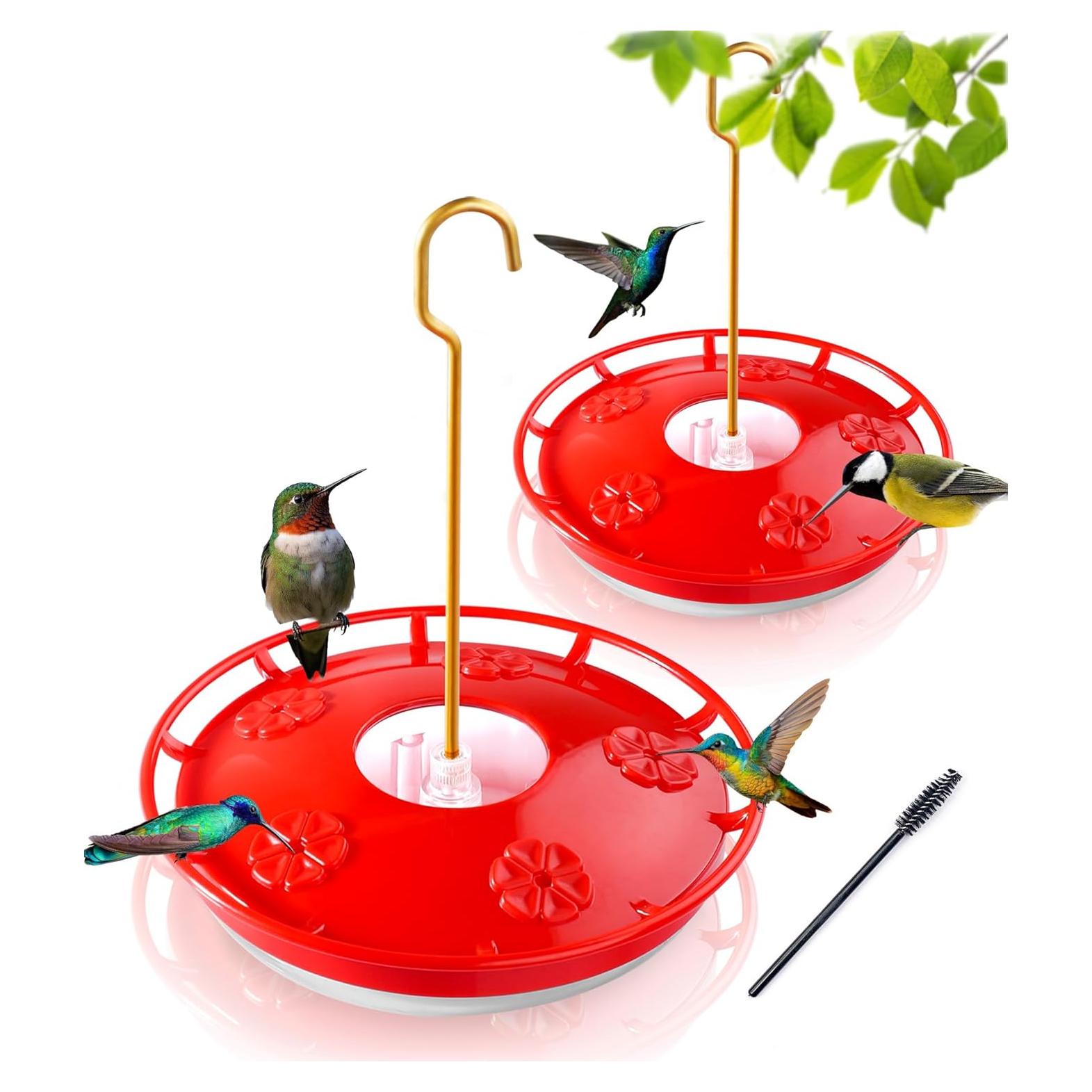 Alimentador de Colibrí eWonLife 2 Paquete 473 ml A Prueba de Fugas