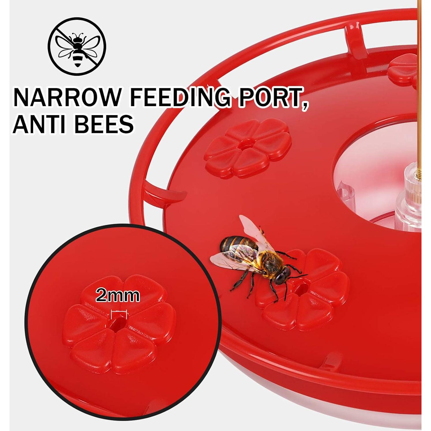 Alimentador de Colibrí eWonLife 2 Paquete 473 ml A Prueba de Fugas