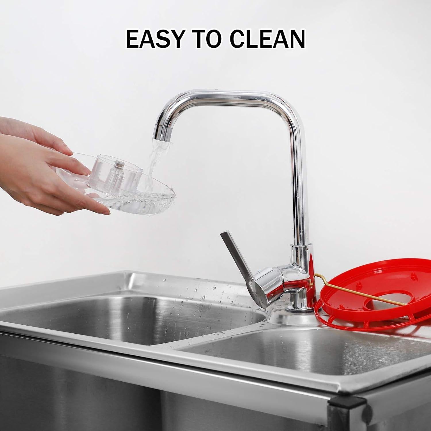 Alimentador de Colibrí eWonLife 2 Paquete 473 ml A Prueba de Fugas