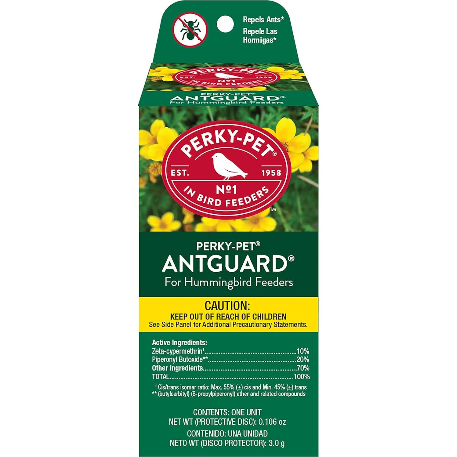 Guardia de Hormigas Perky-Pet 245L para Alimentadores de Aves - Rojo