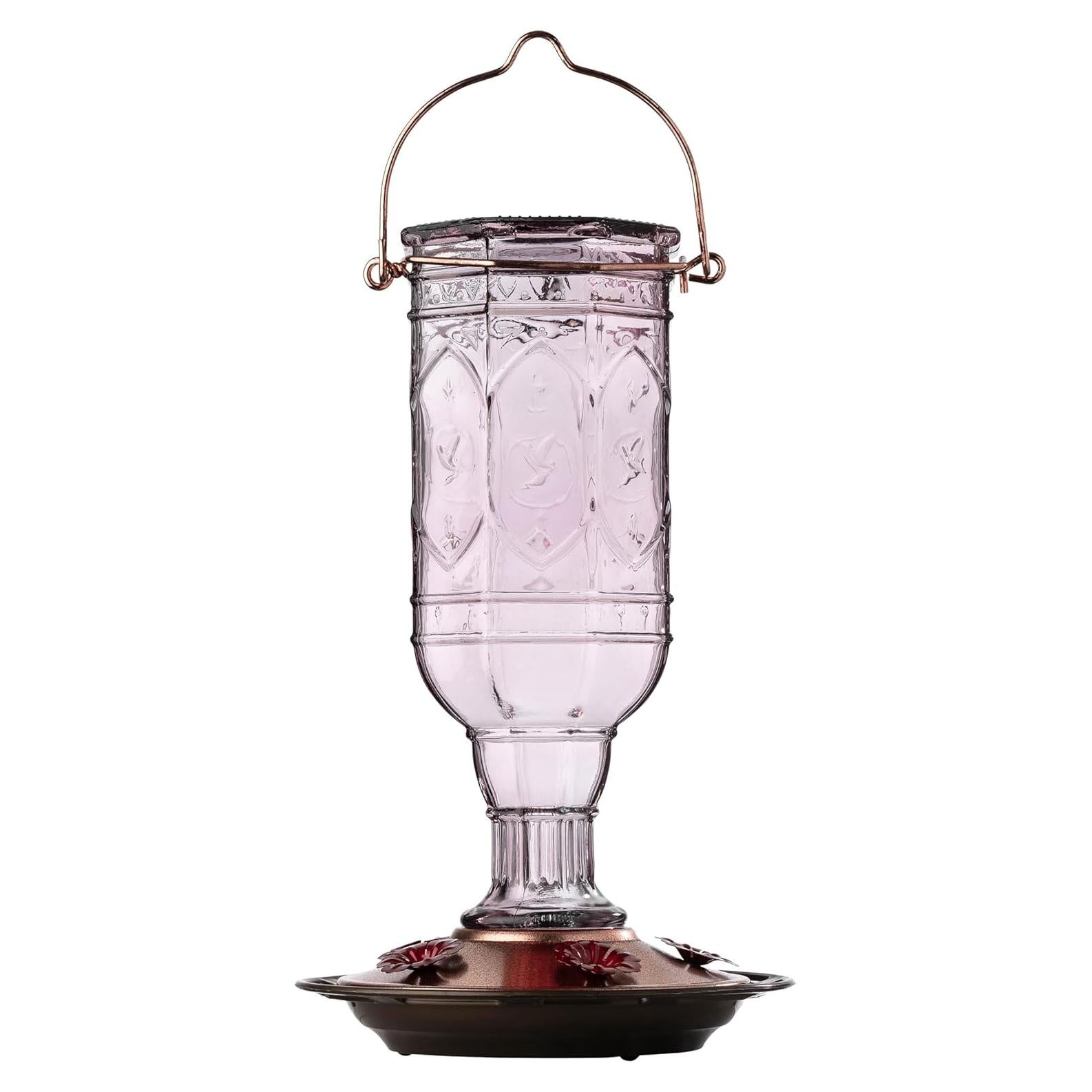 Alimentador de Colibríes More Birds Amatista 20 oz Vidrio