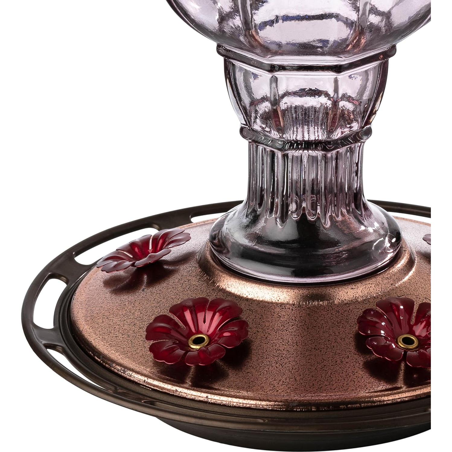 Alimentador de Colibríes More Birds Amatista 20 oz Vidrio