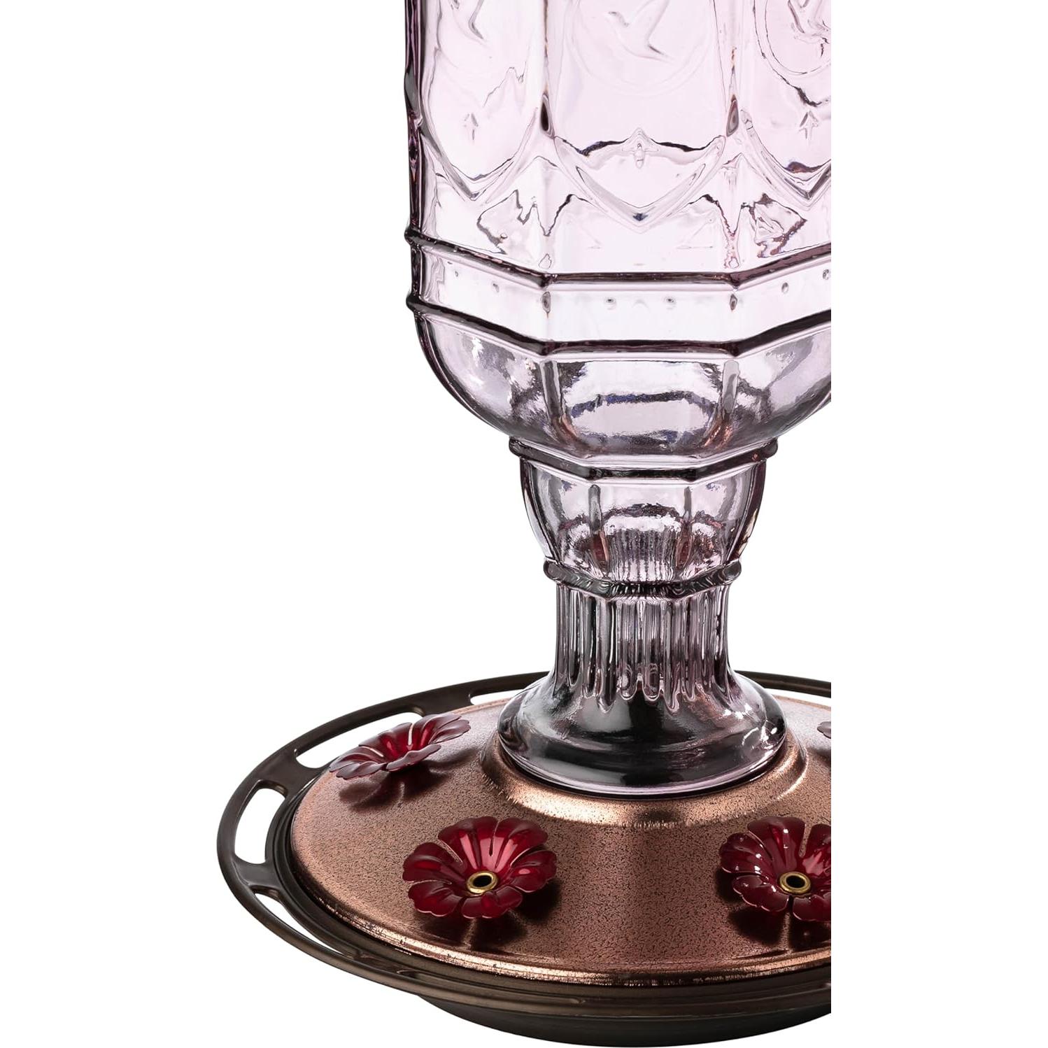 Alimentador de Colibríes More Birds Amatista 20 oz Vidrio