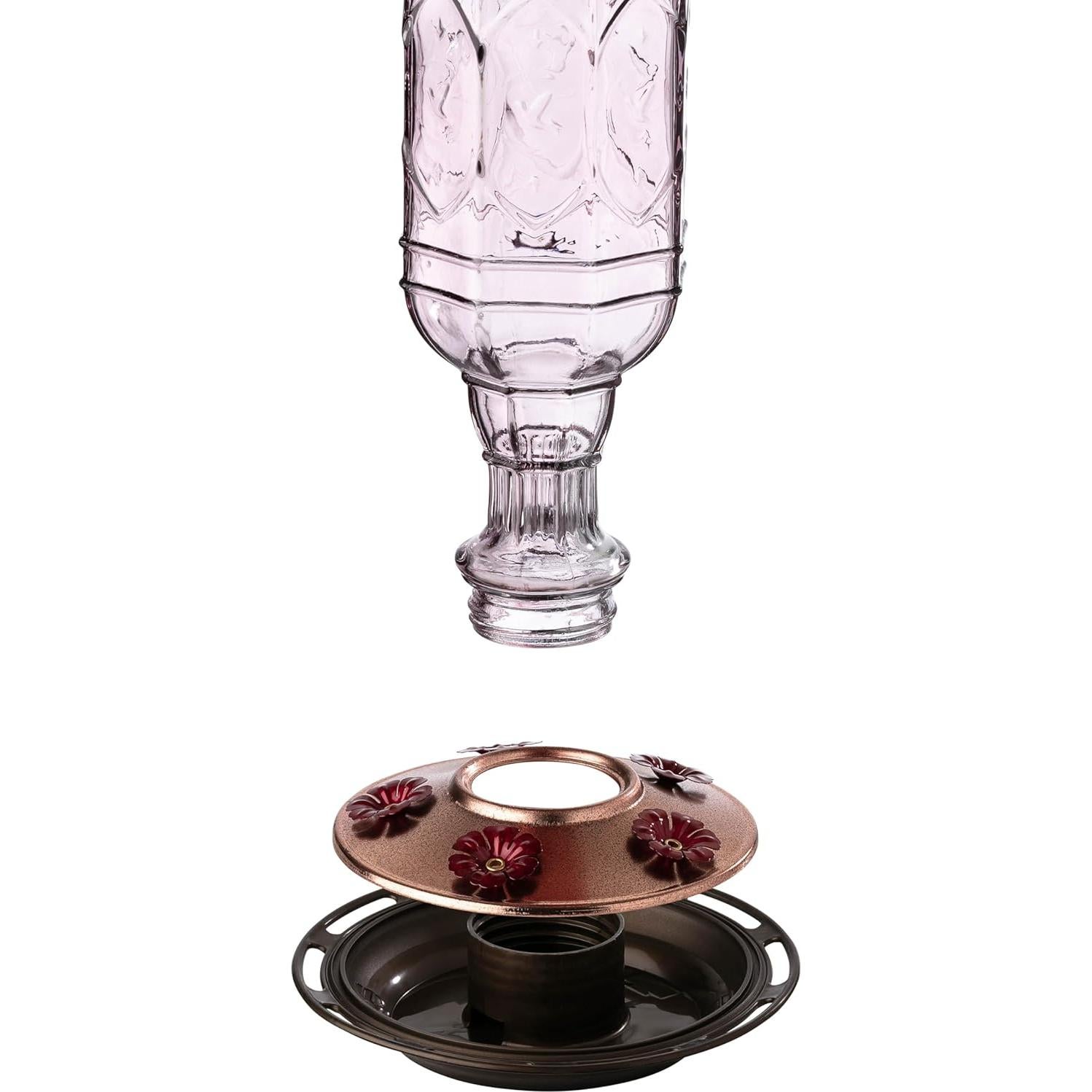 Alimentador de Colibríes More Birds Amatista 20 oz Vidrio