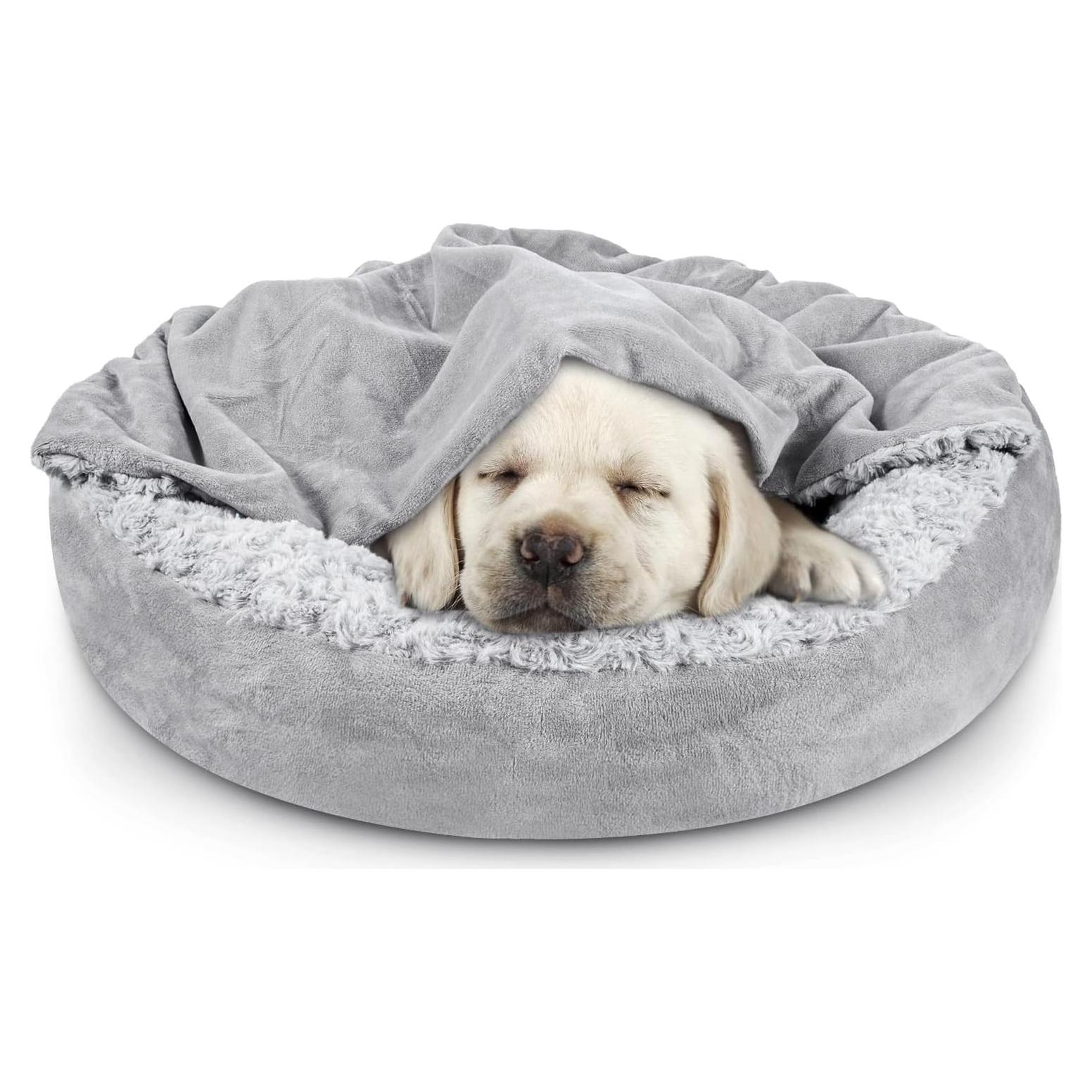Cama para Perro Pequeño JOEJOY 58 x 58 x 18 cm Antiestrés