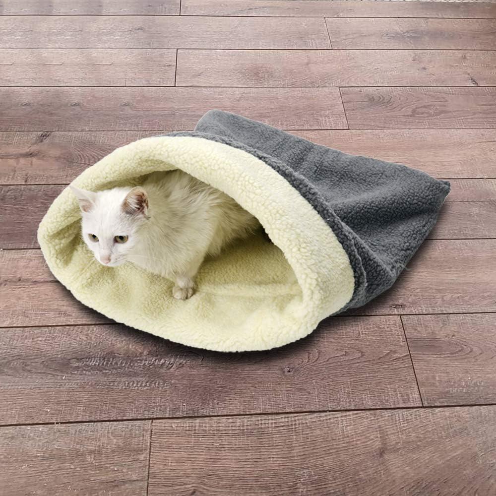 Saco de cama autocalentable para gatos PetPerfect gris