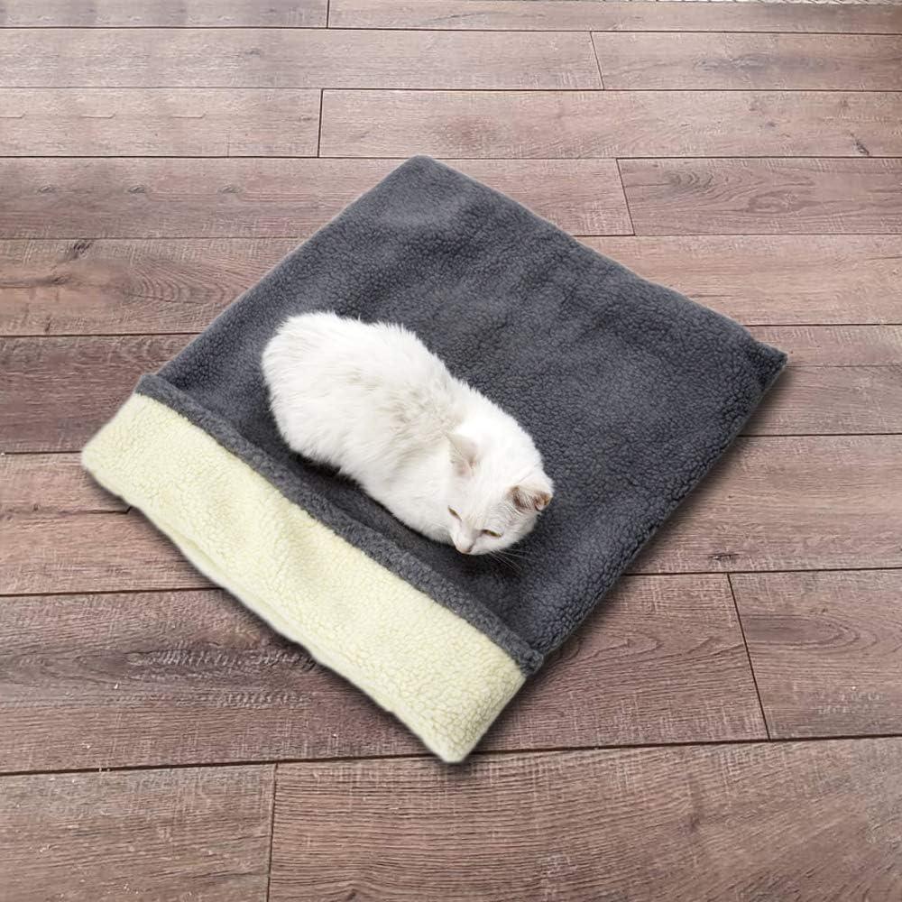 Saco de cama autocalentable para gatos PetPerfect gris