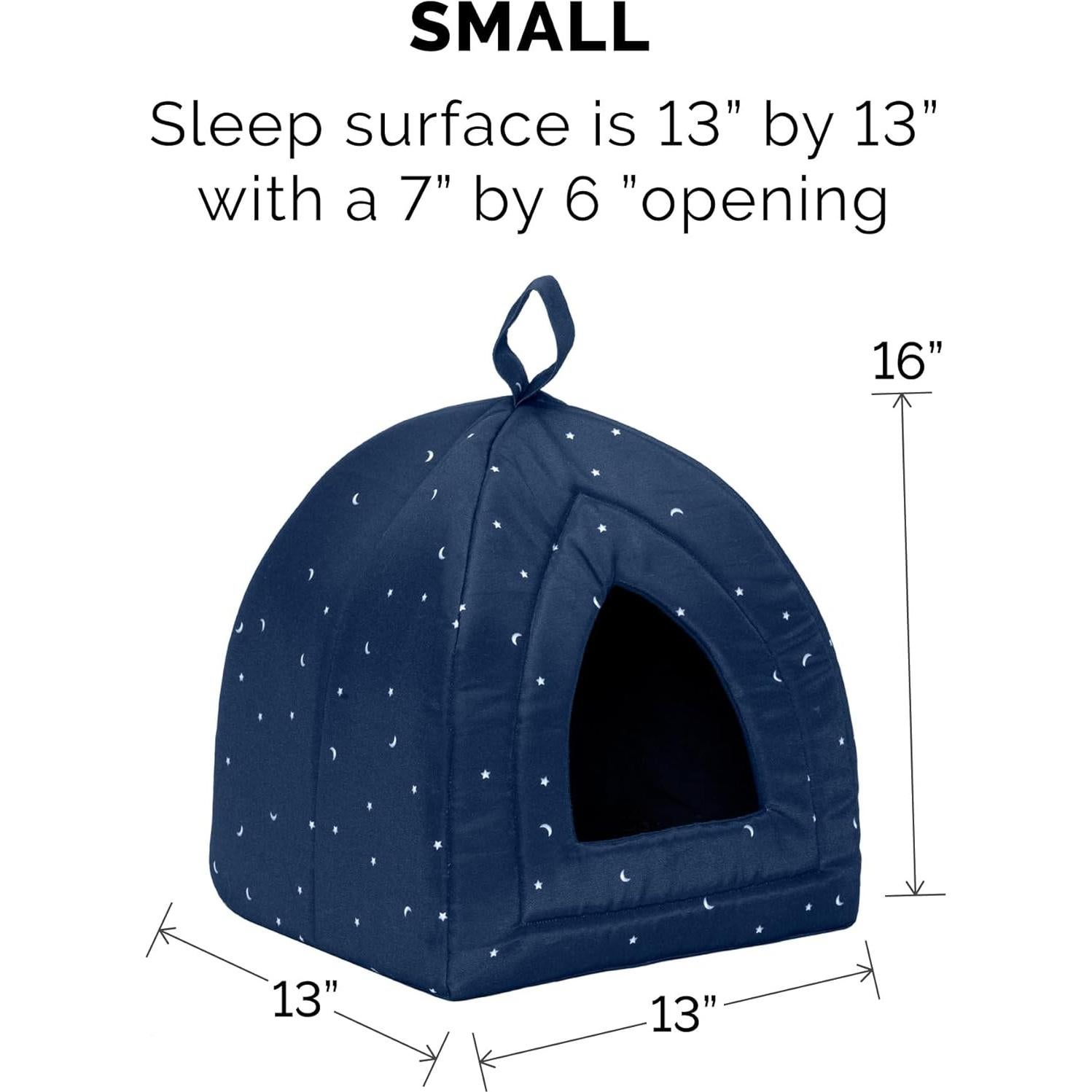 Cueva para Gatos Furhaven Pequeña Cielo Nocturno Lavable