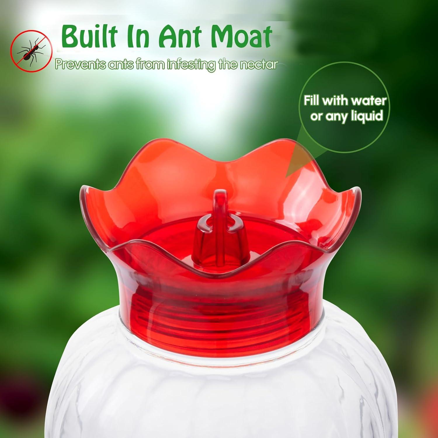 Comedero para Colibríes 590 ml - Juego de 2 - Antiabejas