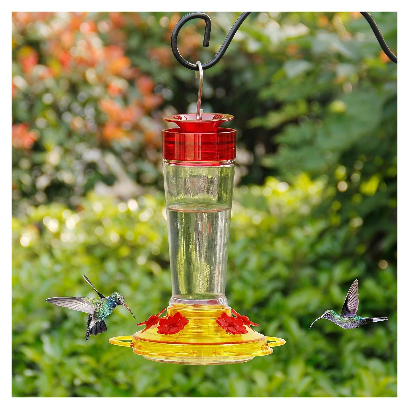 Comedero para Colibríes Shrdaepe de Vidrio 295ml 5 Puertos