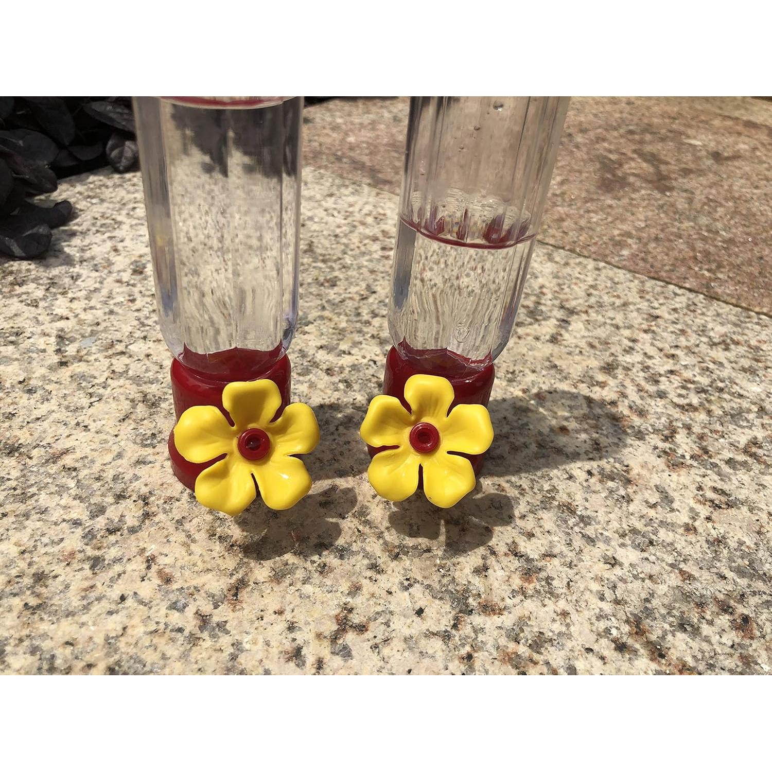 Alimentador de Colibríes VIMOA Rojo Pack de 4 2.3oz Plástico