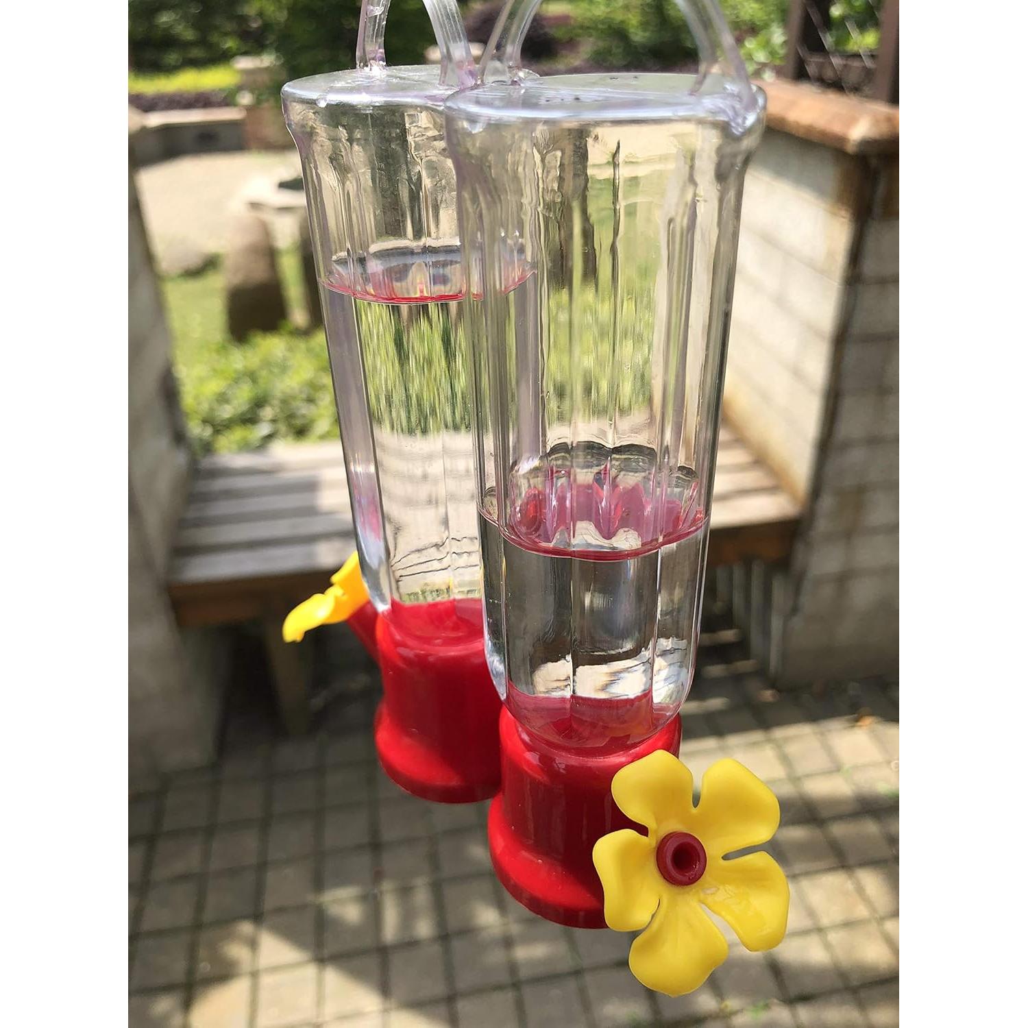 Alimentador de Colibríes VIMOA Rojo Pack de 4 2.3oz Plástico