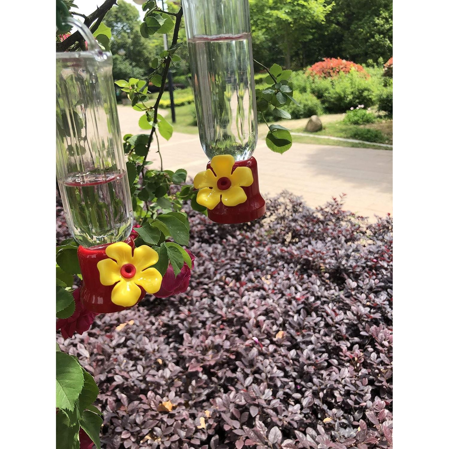 Alimentador de Colibríes VIMOA Rojo Pack de 4 2.3oz Plástico