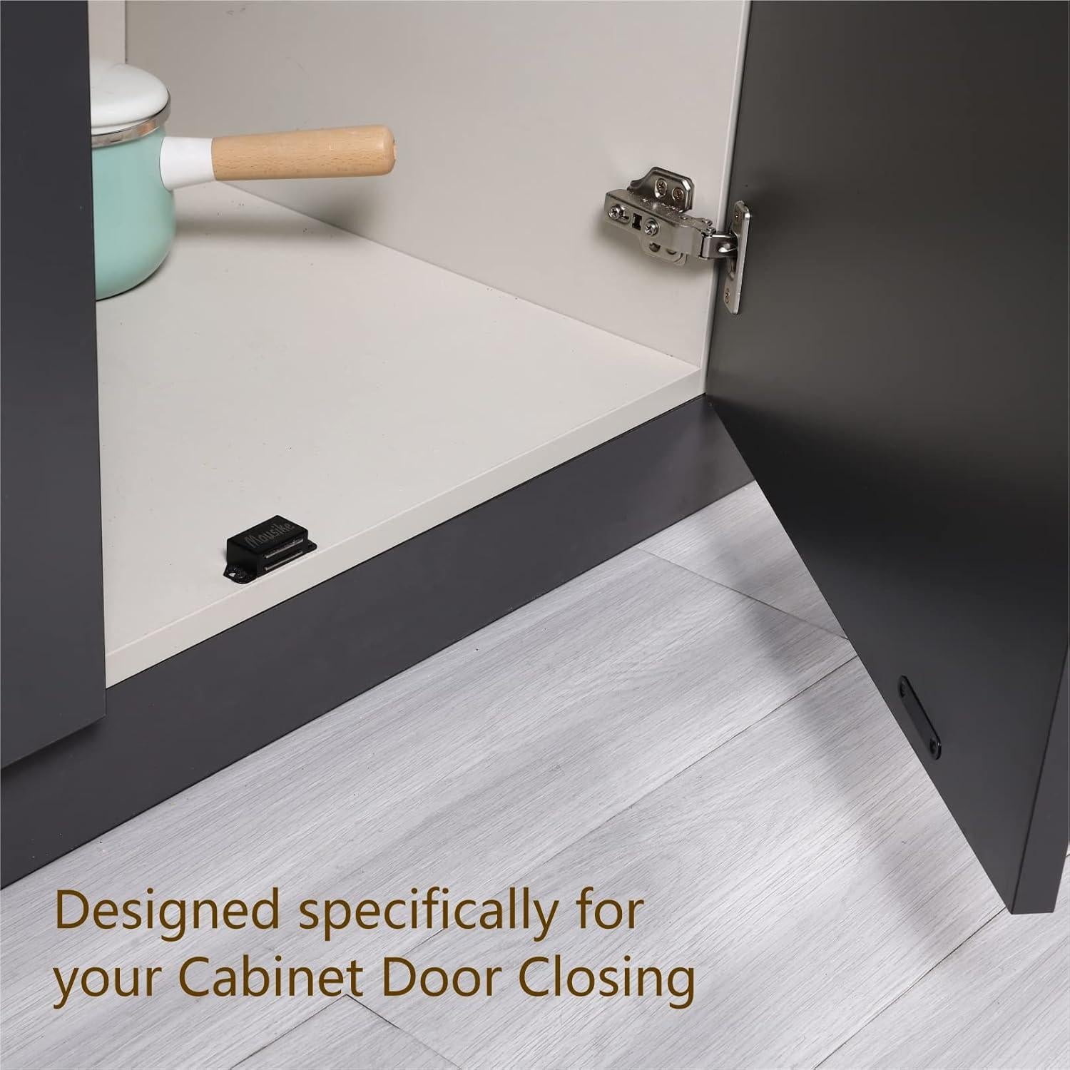 Imanes de Gabinete Mousike Acero Inoxidable 8 Pack 9.07 kg