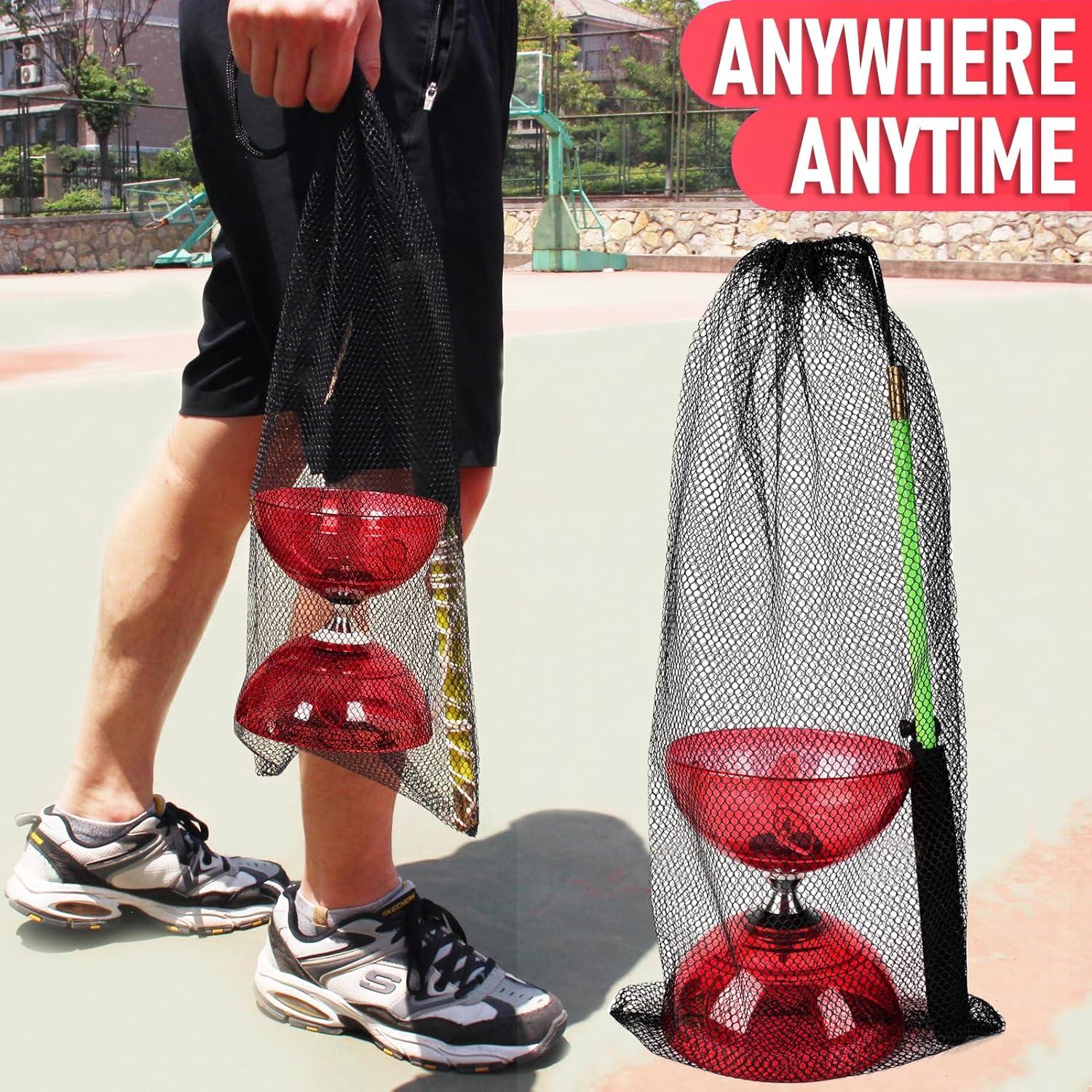 Yoyo Diabolo Chino BODY RHYTHM con 5 Rodamientos y Palos de Fibra