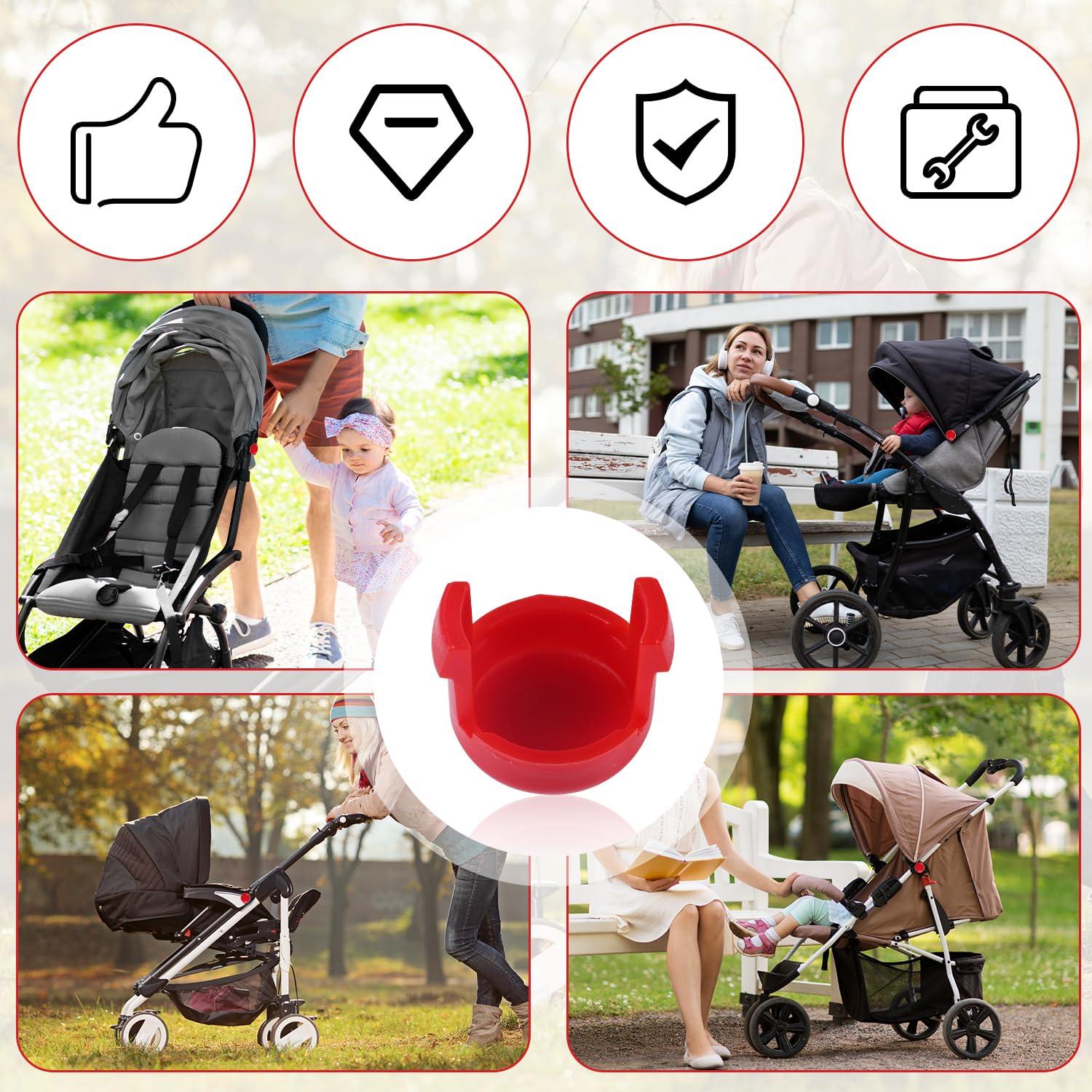 Botones de Repuesto Babyzen YOYO 2 Piezas ABS Rojo