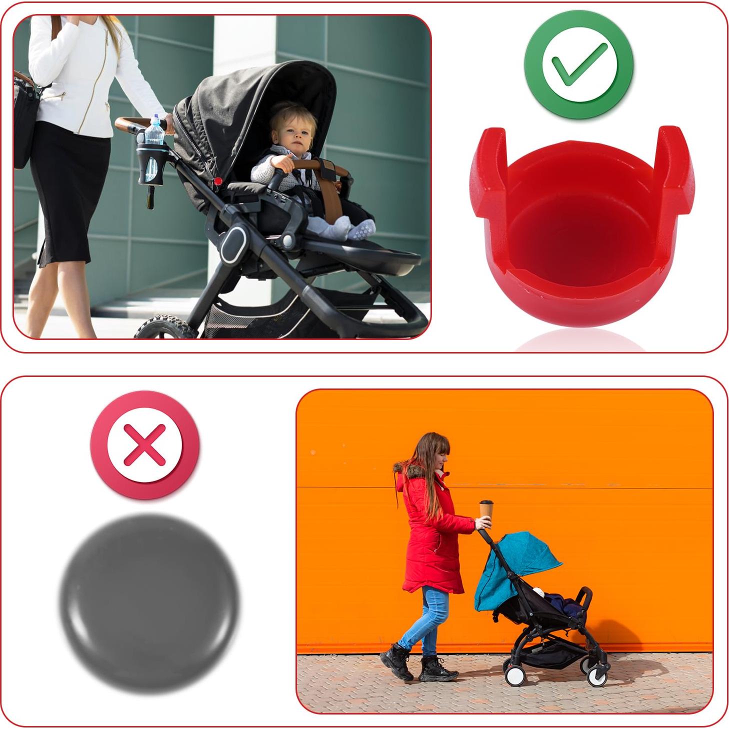 Botones de Repuesto Babyzen YOYO 2 Piezas ABS Rojo