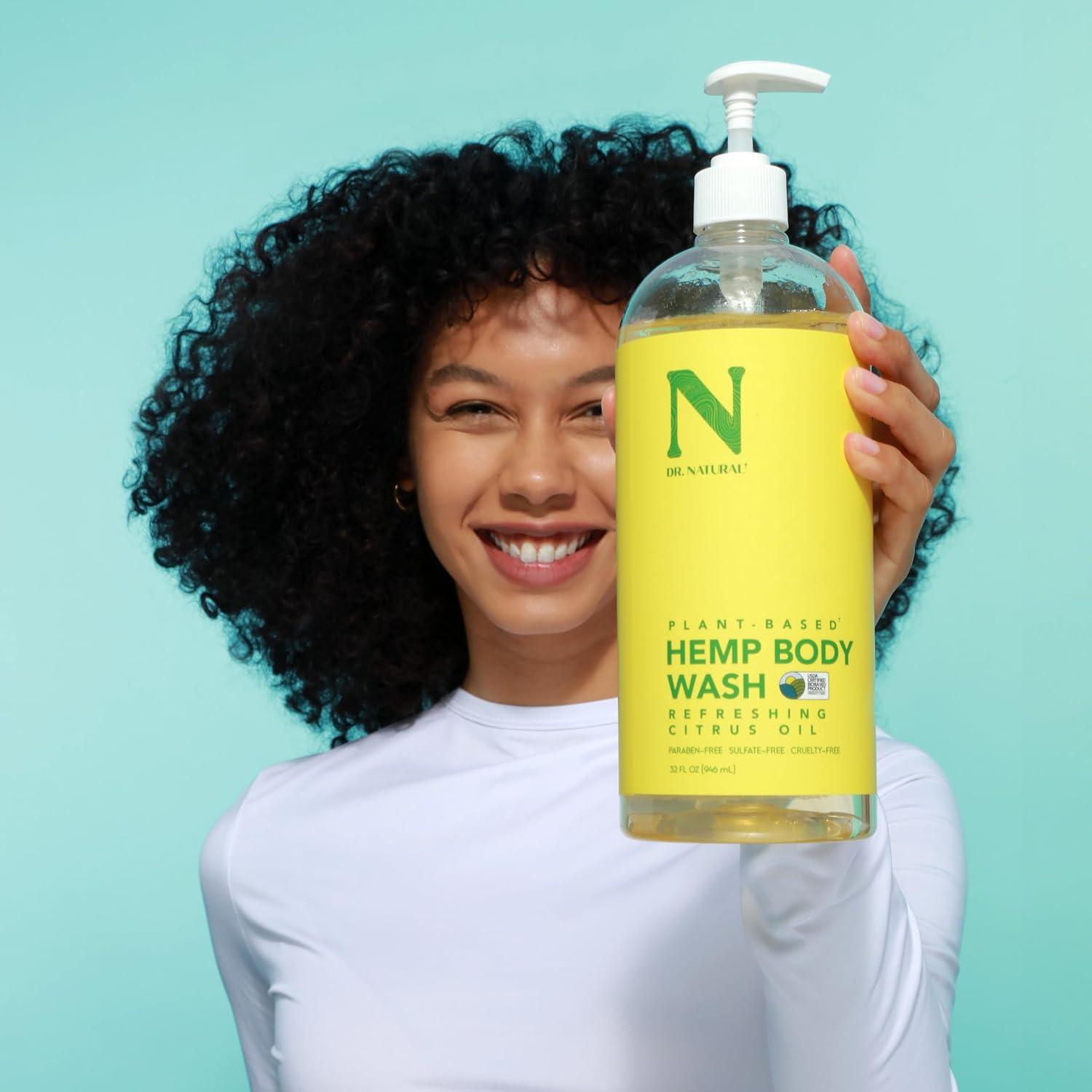 Jabón Corporal Dr. Natural de Cáñamo Cítrico 0.95 L Hidratante