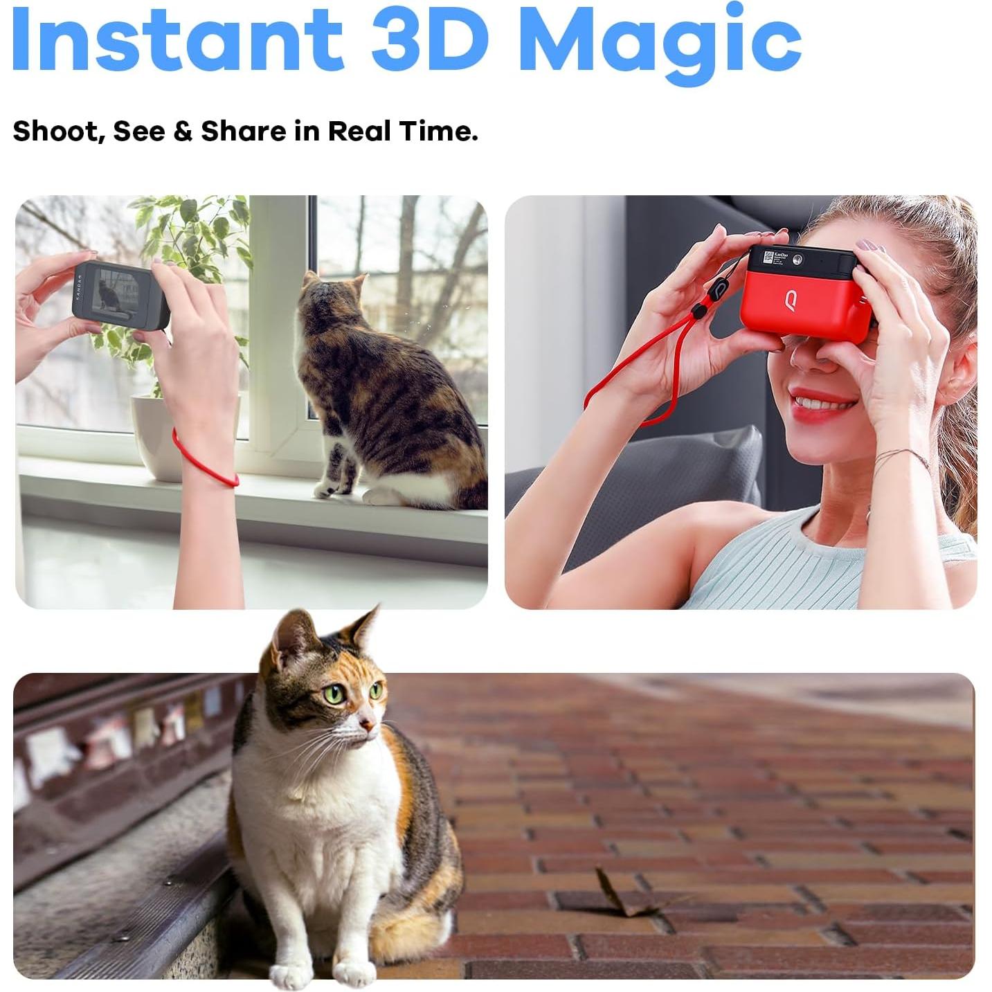 Cámara VR 3D KanDao QooCam EGO 24MP 8K 4K 60FPS