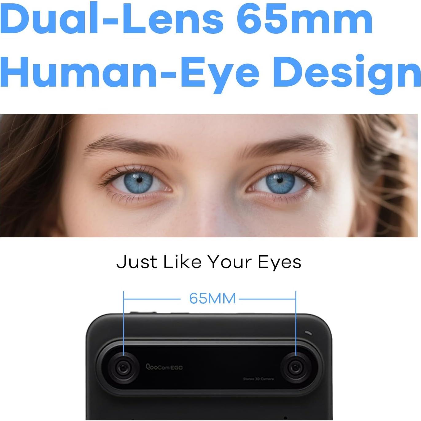 Cámara VR 3D KanDao QooCam EGO 24MP 8K 4K 60FPS