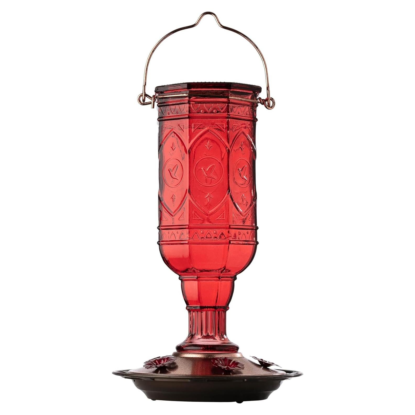 Alimentador de Colibríes More Birds Red Jewel 600ml 5 Puertos