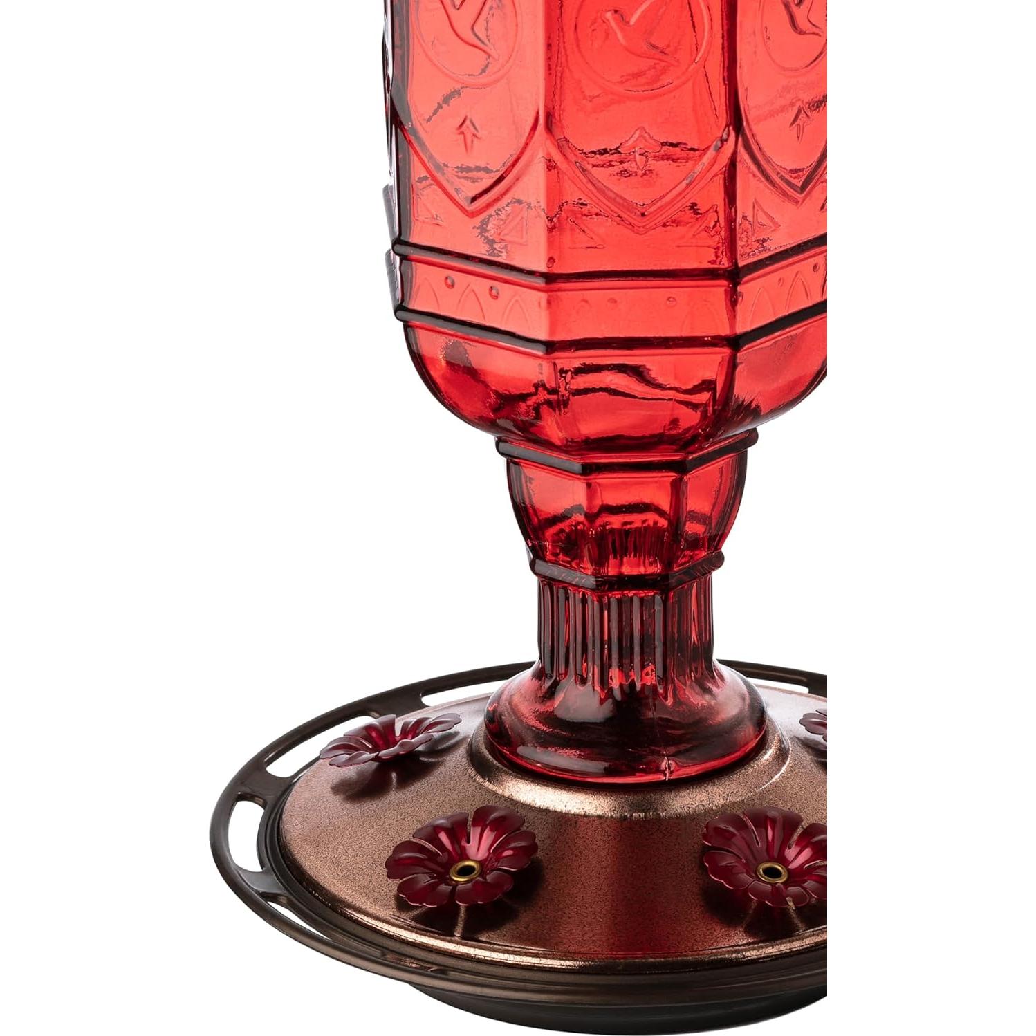 Alimentador de Colibríes More Birds Red Jewel 600ml 5 Puertos