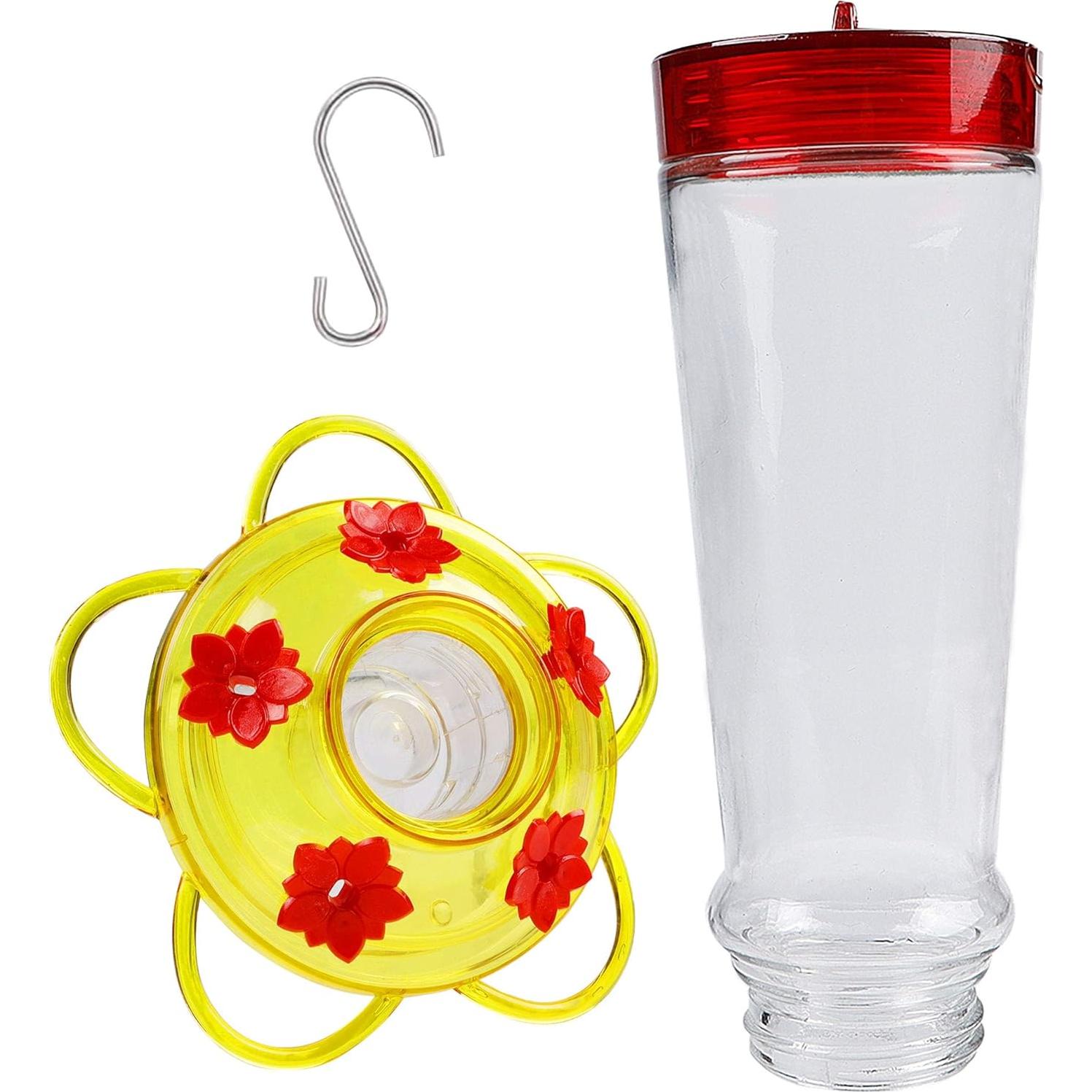 Alimentador de Colibrí Joliyoou 0.3L Vidrio y Plástico