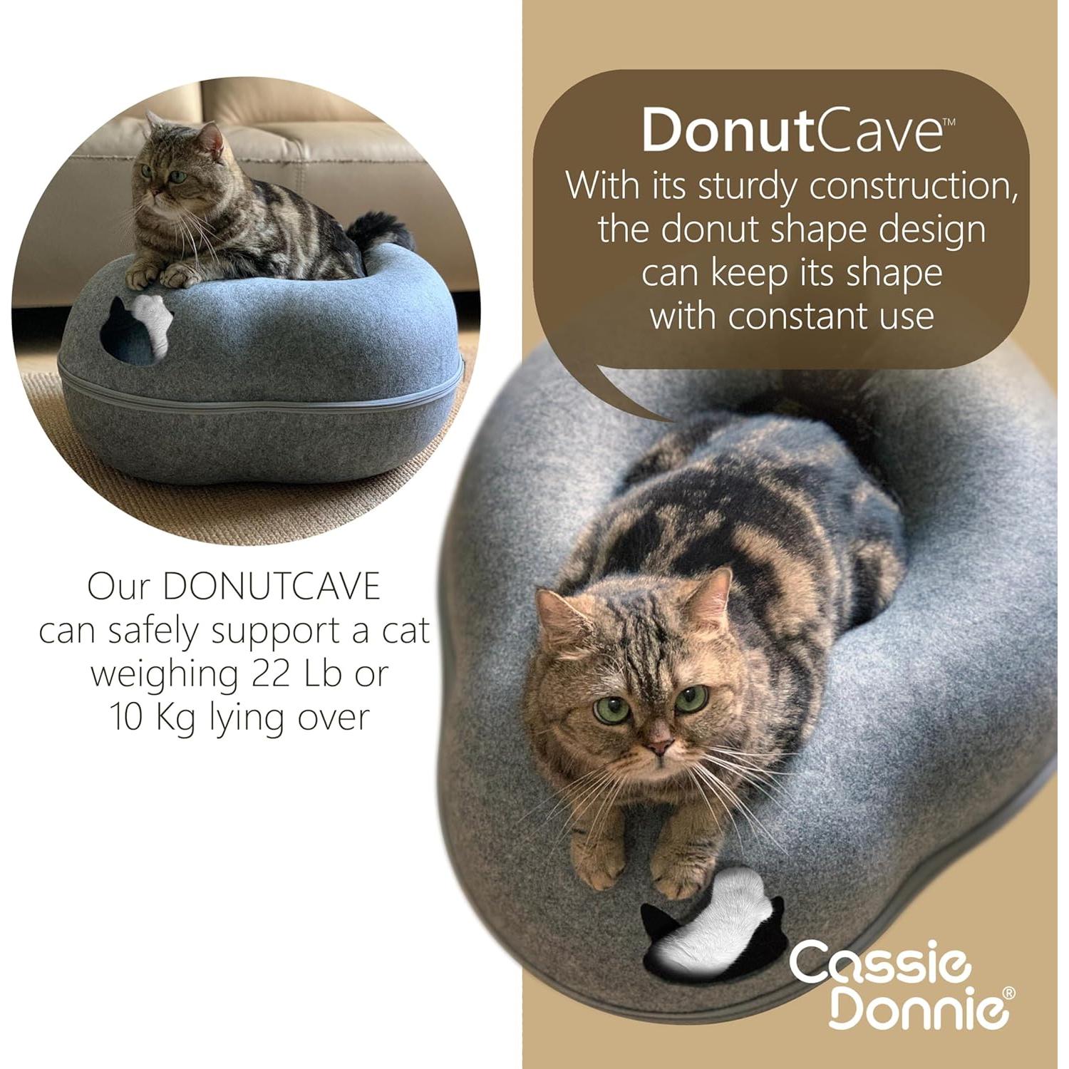 Cueva de Gato Cassie Donnie Grande 61x51 cm Ecológica