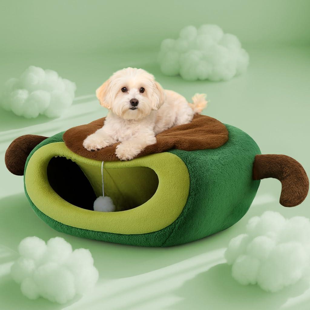 Cama para Gatos y Perros Pequeños MOYMO Aguacate 48.3 cm