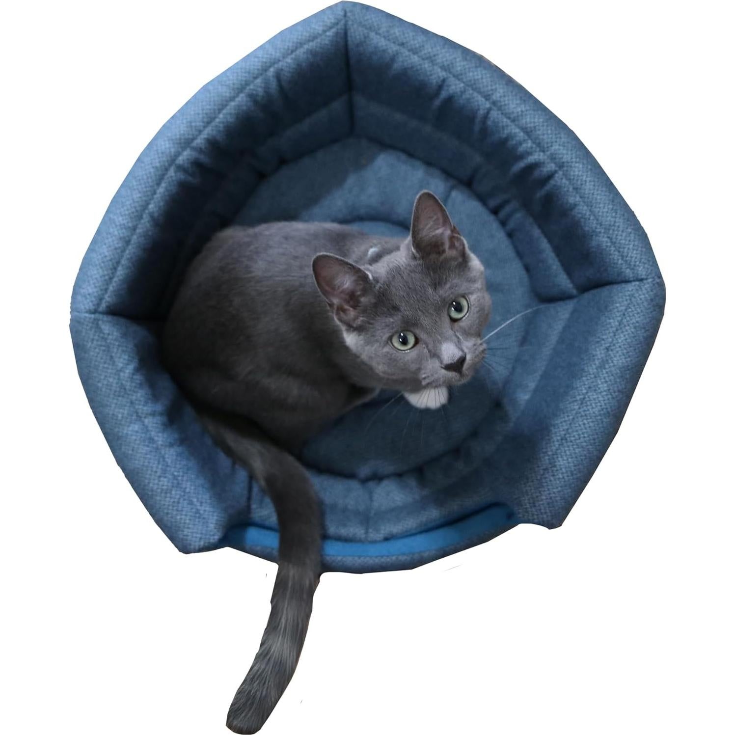 Casa para Gatos Meowbile de Viaje 63.5x45.7 cm Azul Mediana