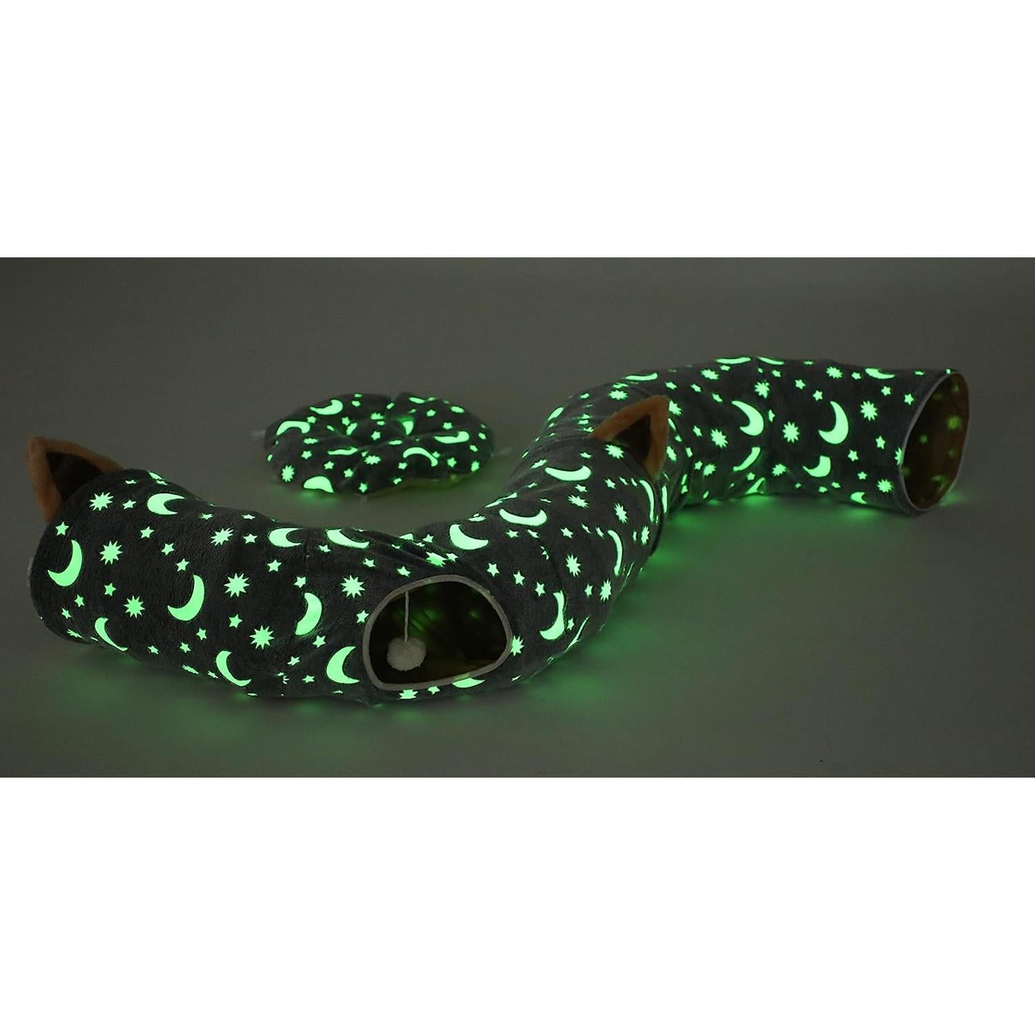 Túnel para Gatos LUCKITTY con Cama y Juguete, 91.44 cm