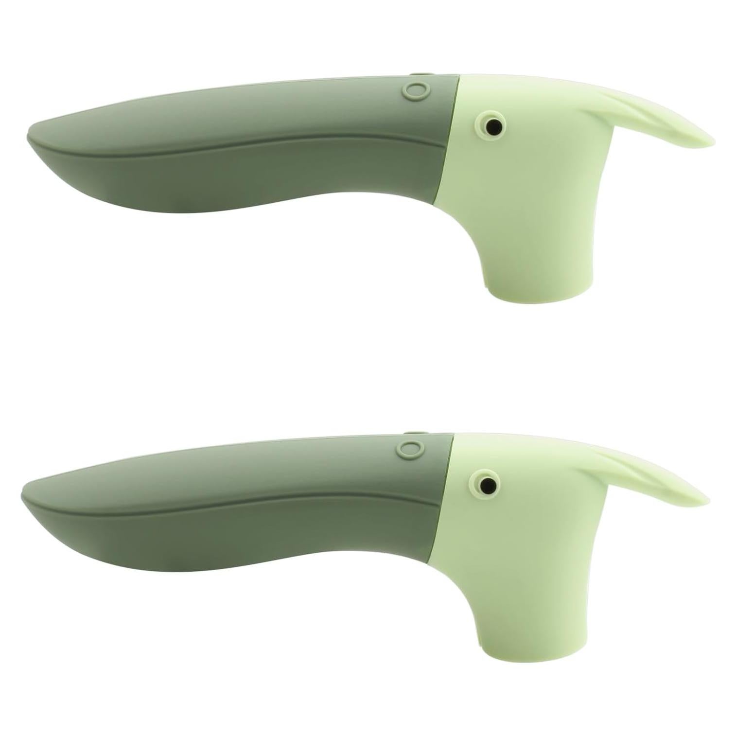 Funda de Mango de Puerta VinBee de Silicona Verde - 2 Piezas