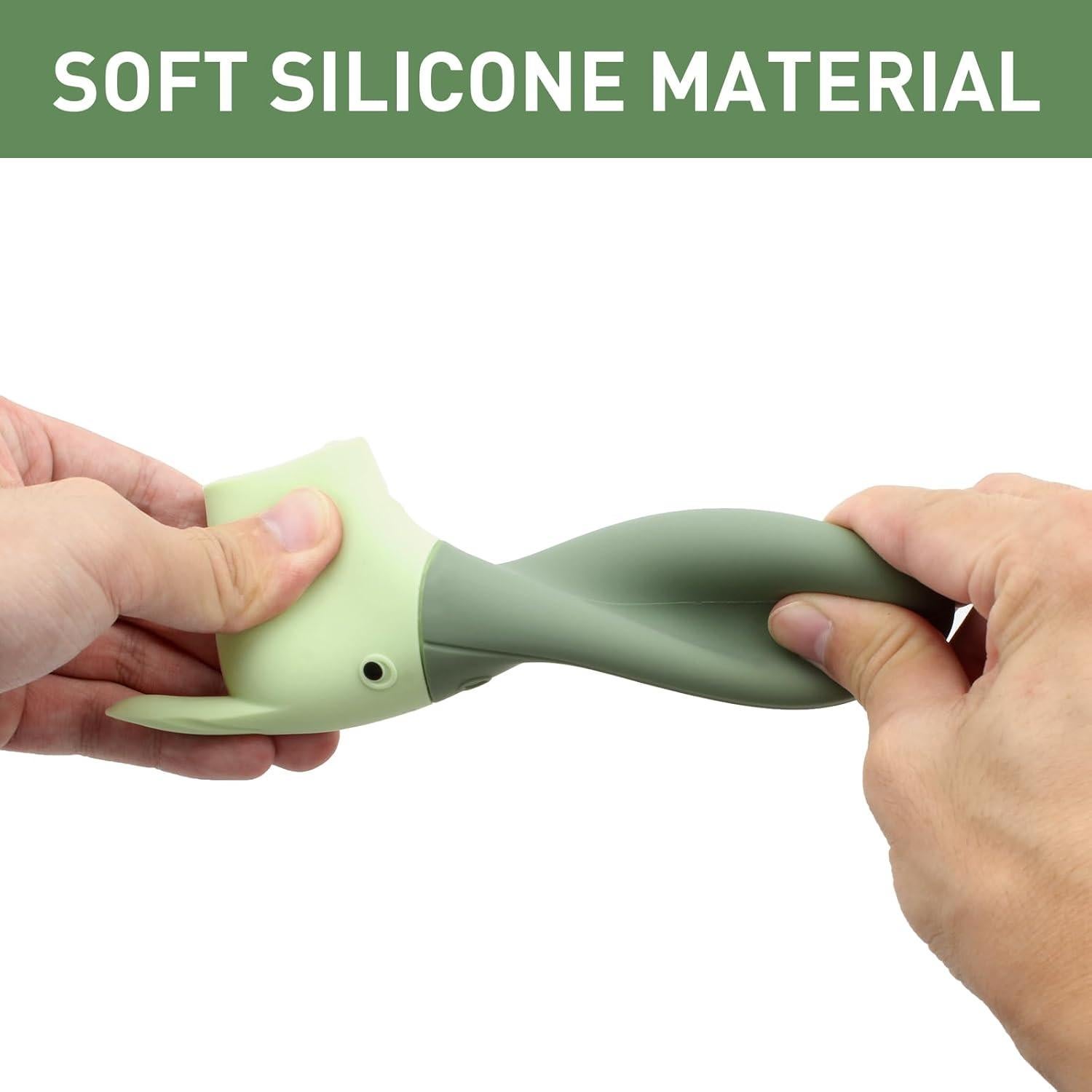 Funda de Mango de Puerta VinBee de Silicona Verde - 2 Piezas