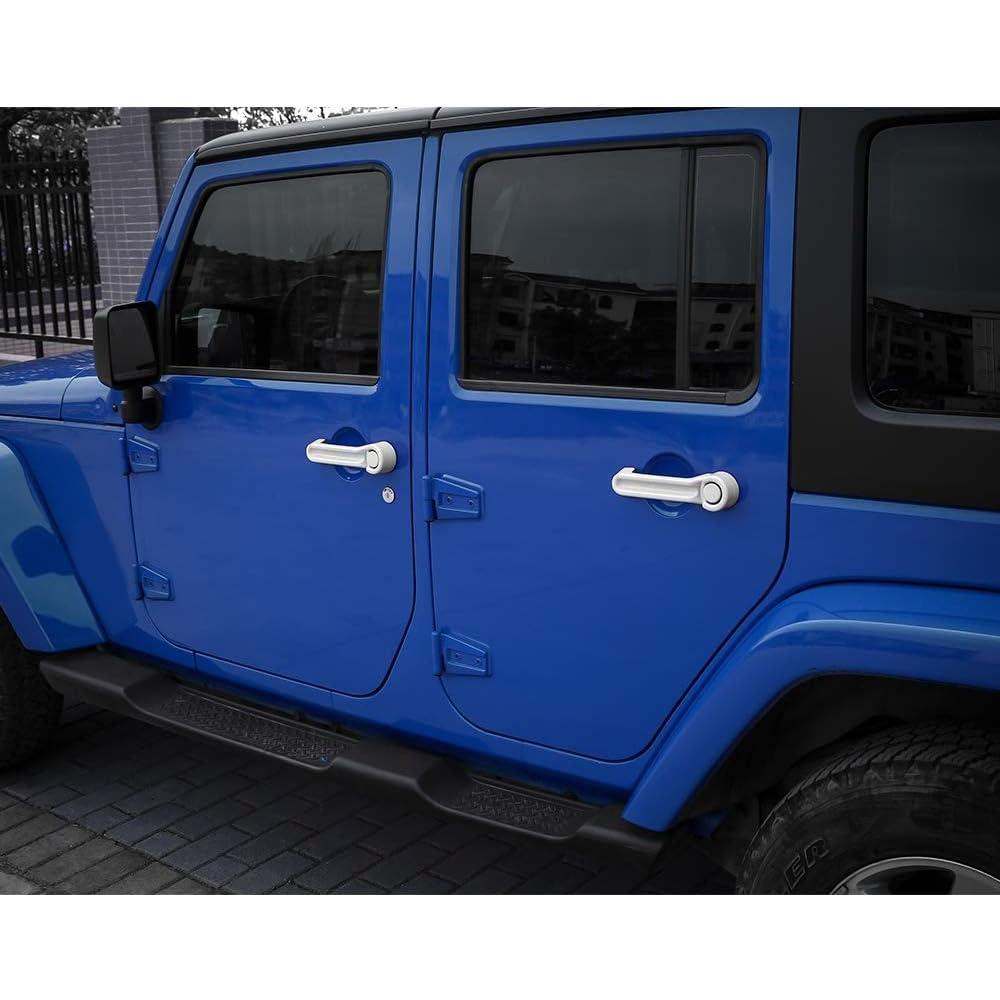 Cubiertas de Manija de Puerta Jeep Wrangler 2007-2017 JeCar 5pcs