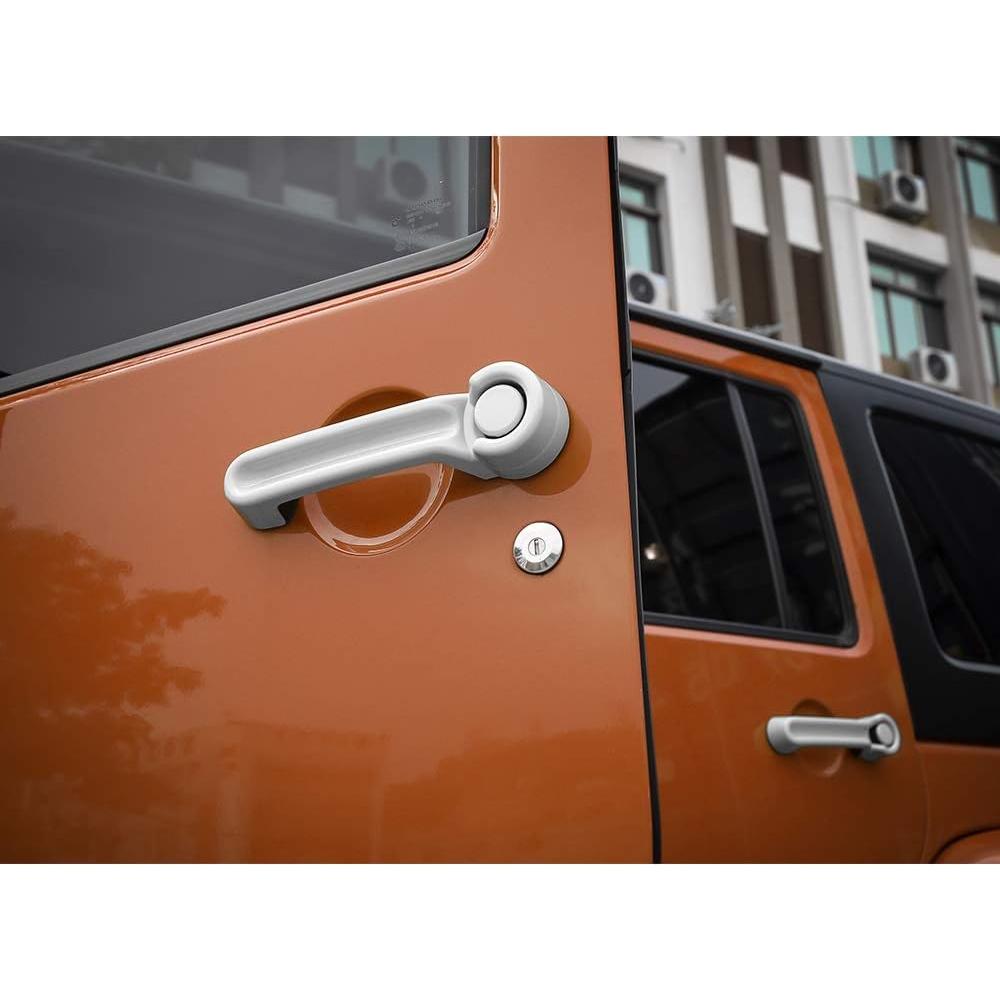 Cubiertas de Manija de Puerta Jeep Wrangler 2007-2017 JeCar 5pcs
