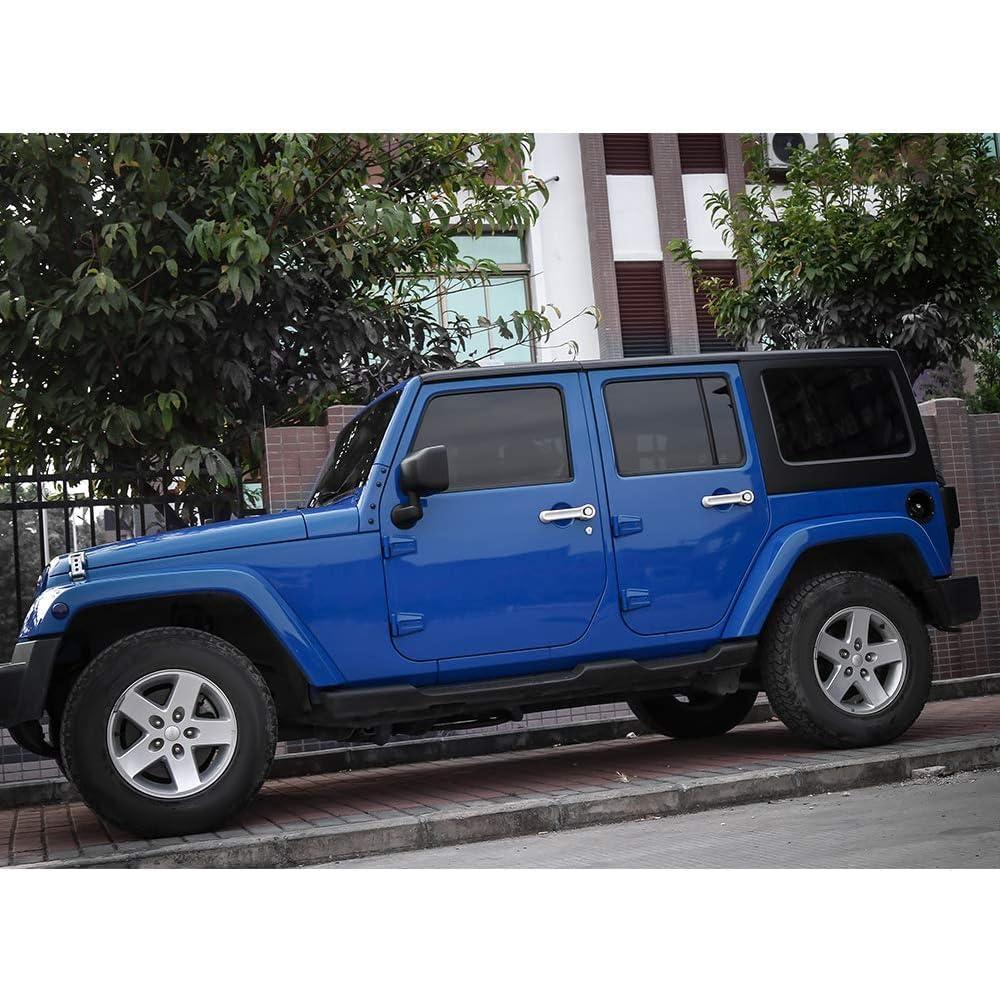 Cubiertas de Manija de Puerta Jeep Wrangler 2007-2017 JeCar 5pcs