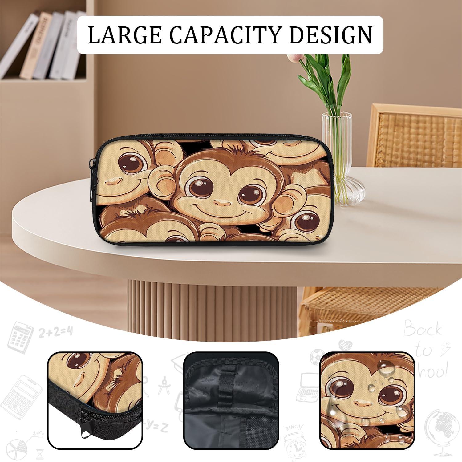 Mochila Escolar Mono Luxvio 15.2x30x43 cm Unisex Niños