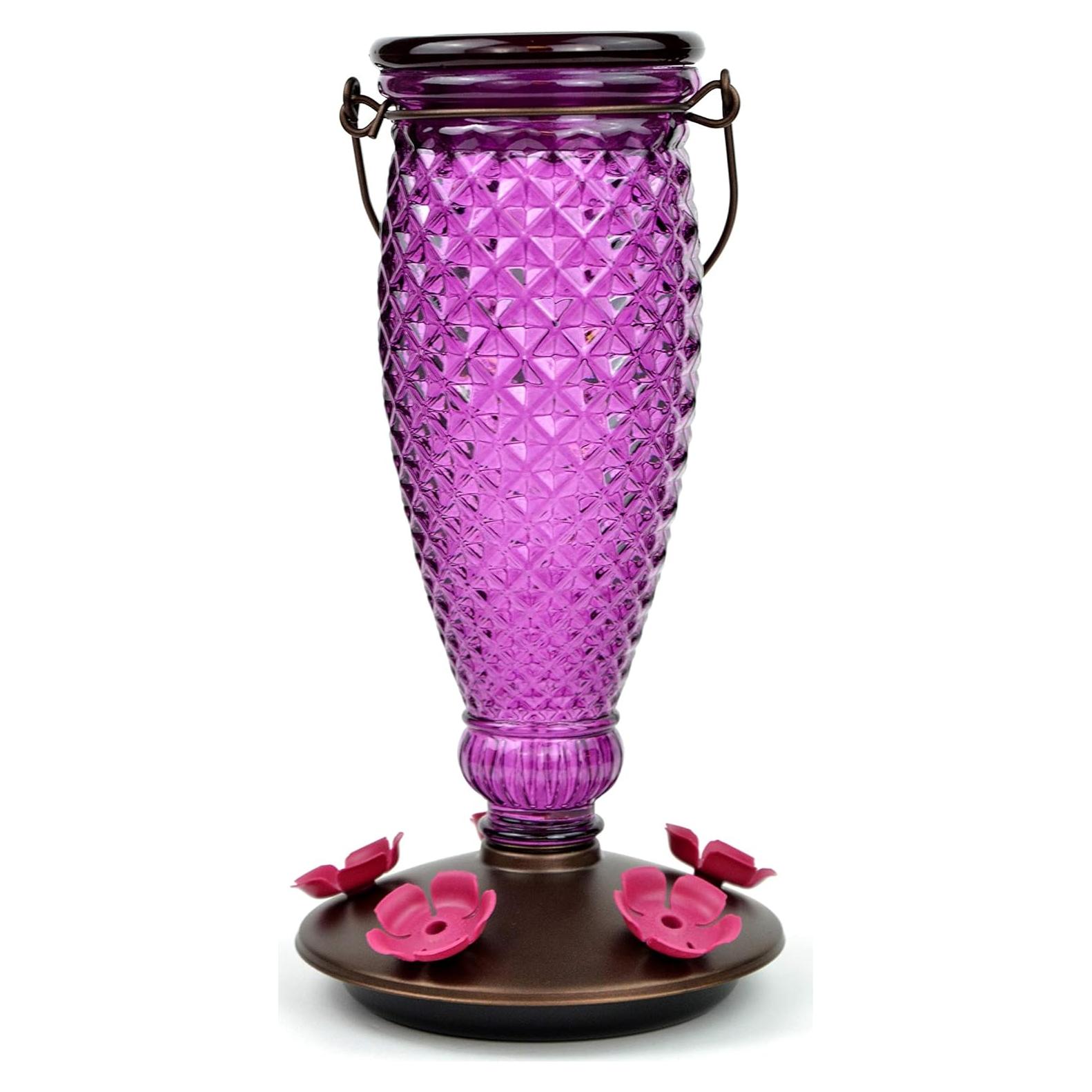 Alimentador de colibríes Perky-Pet 9102-1SR vidrio 710 ml