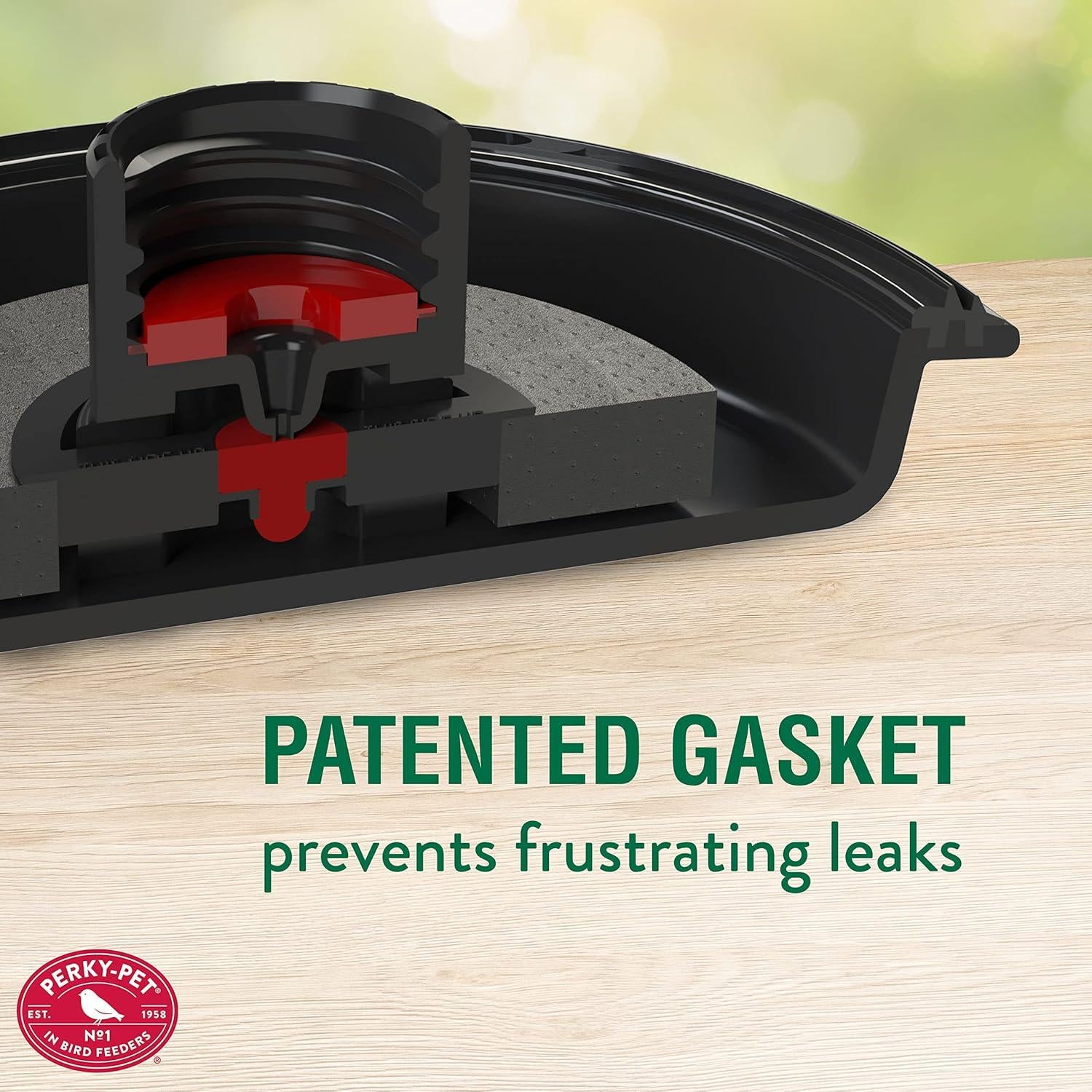 Alimentador de colibríes Perky-Pet 9102-1SR vidrio 710 ml