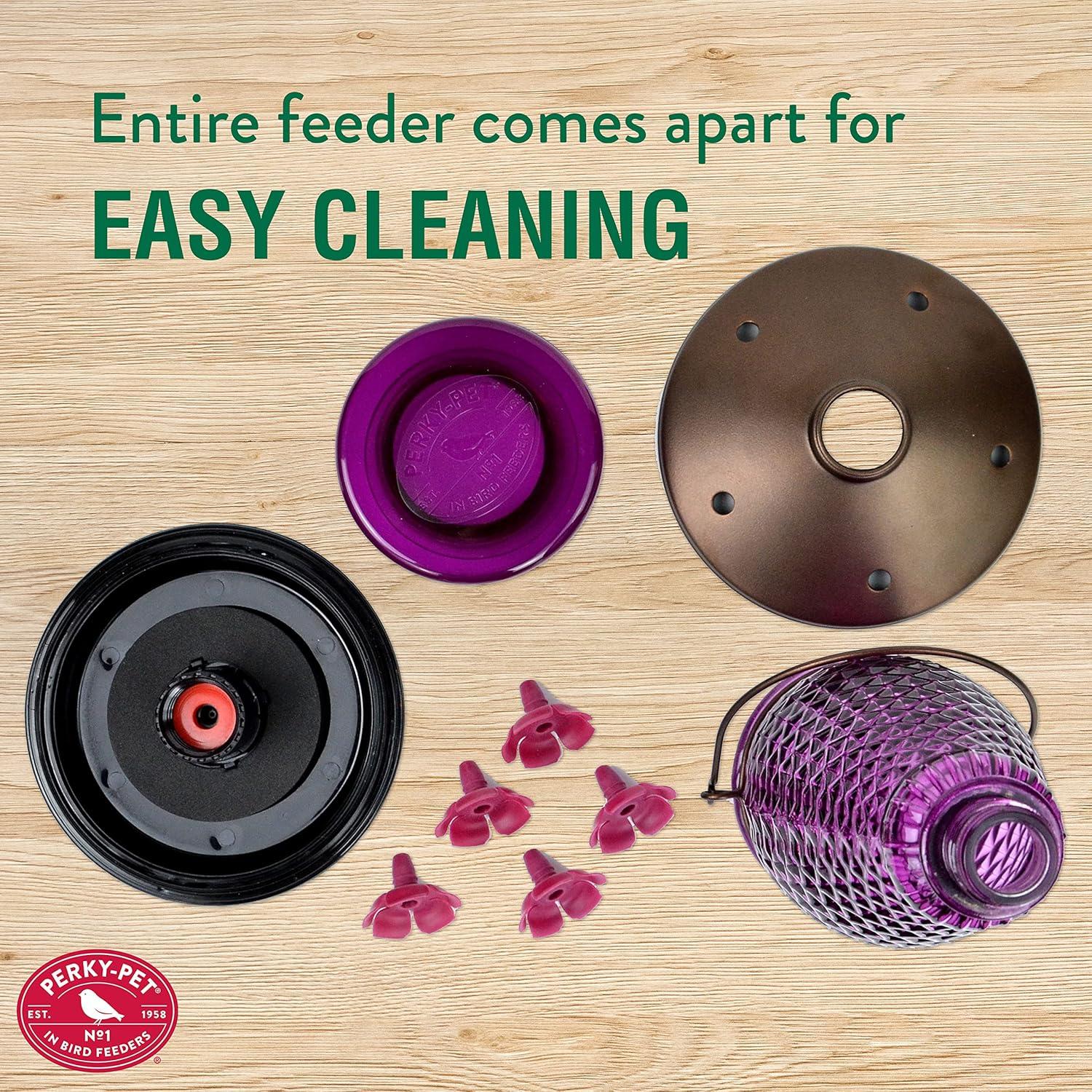 Alimentador de colibríes Perky-Pet 9102-1SR vidrio 710 ml