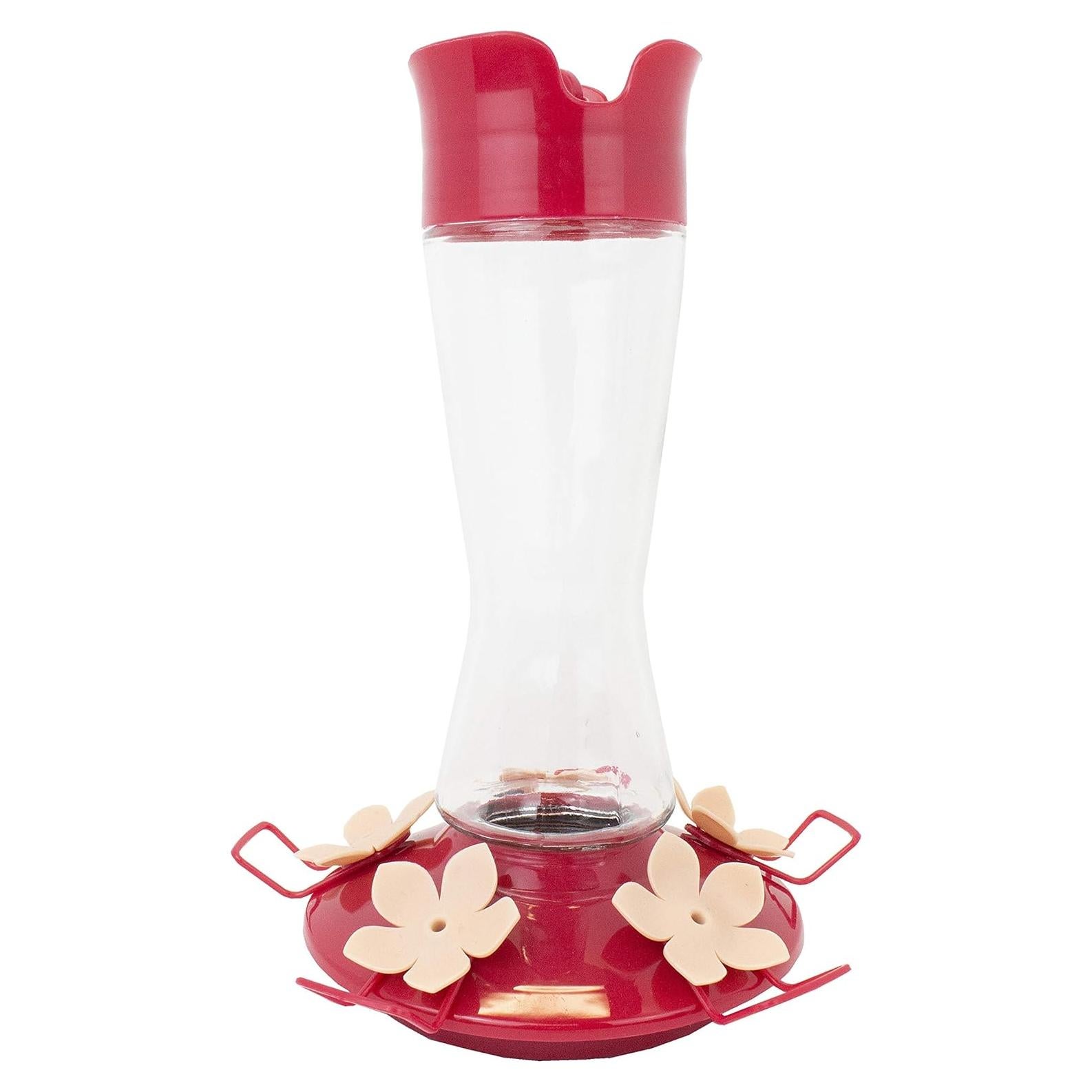 Alimentador de Colibríes Perky-Pet 9201-1SR Vidrio 355 ml Rosa