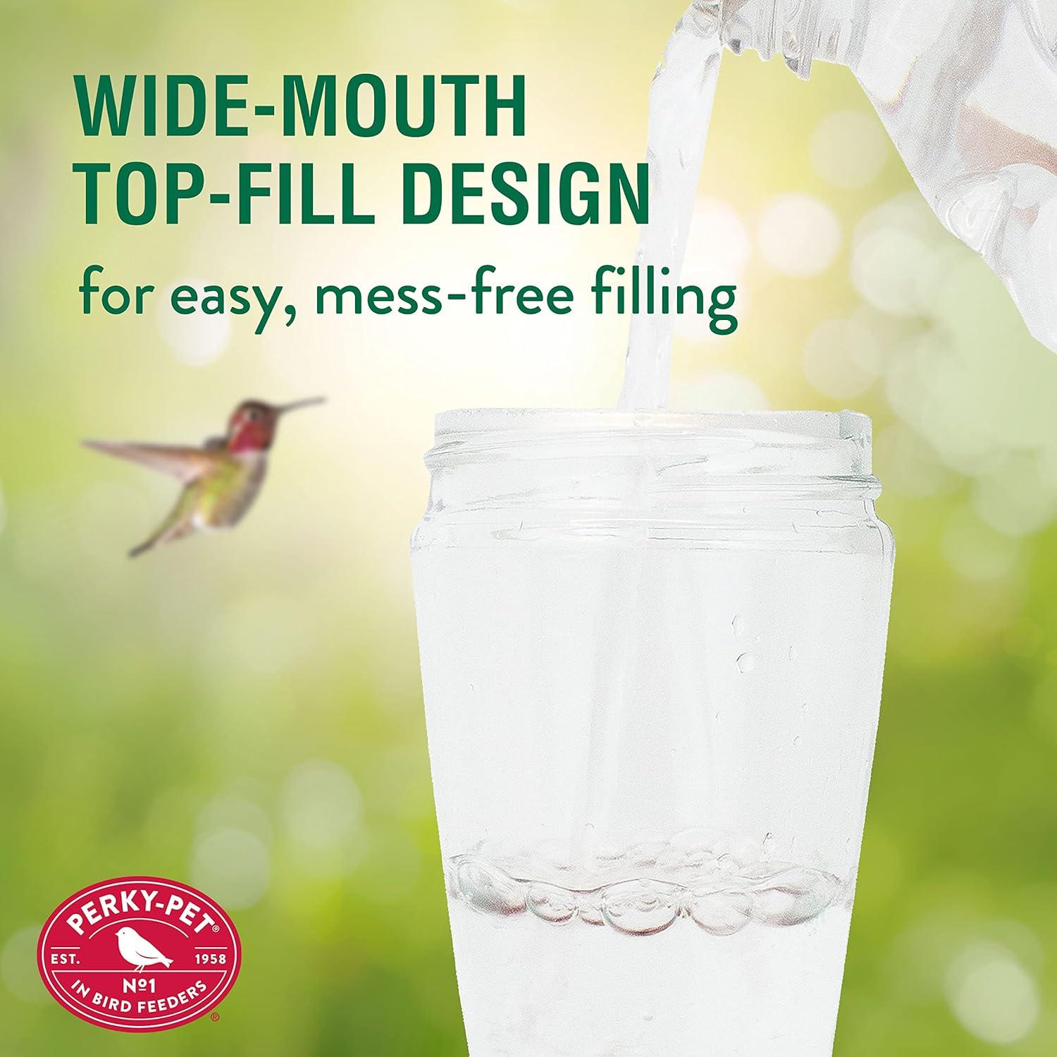 Alimentador de Colibríes Perky-Pet 9201-1SR Vidrio 355 ml Rosa