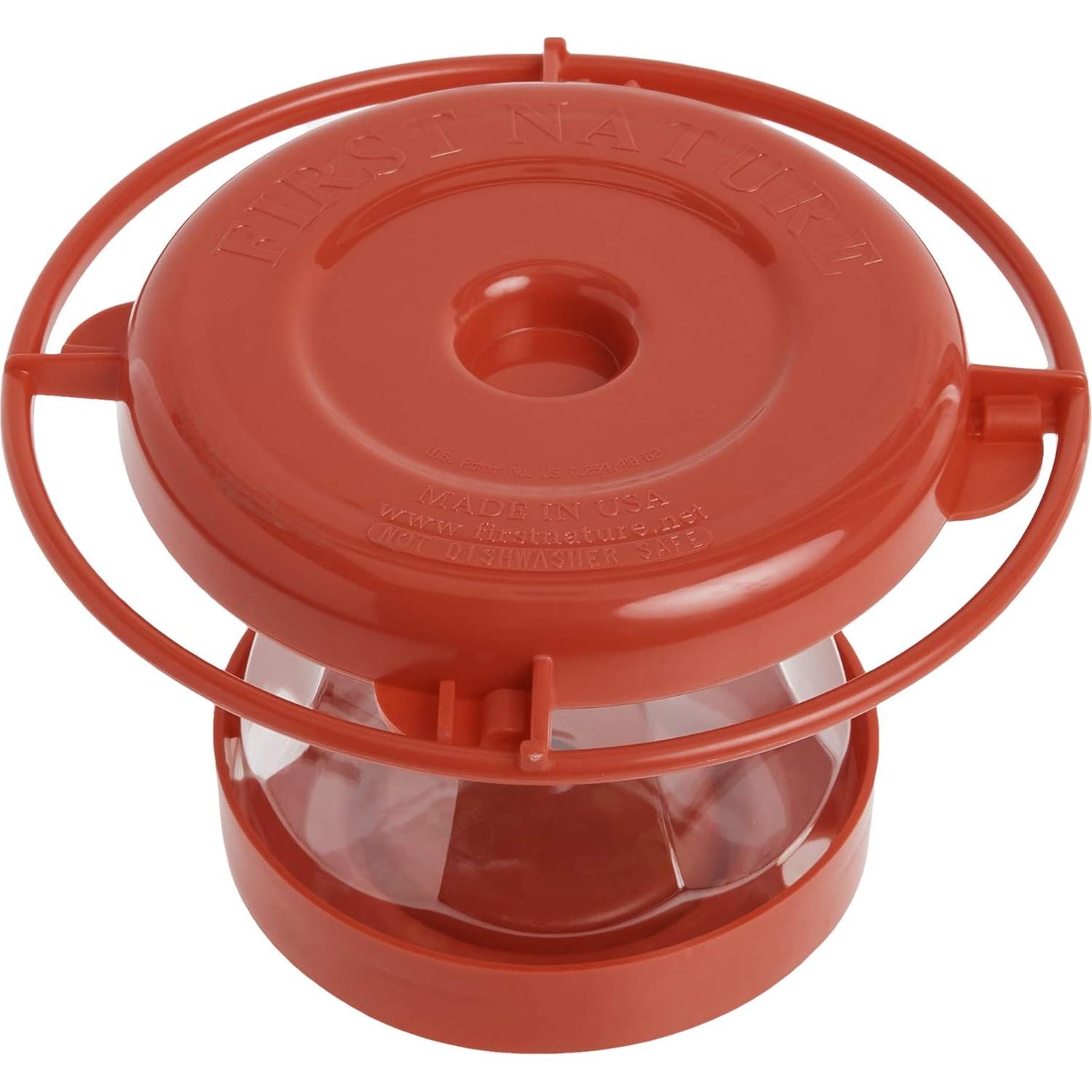 Alimentador de Colibríes 473 ml Primera Naturaleza Rojo