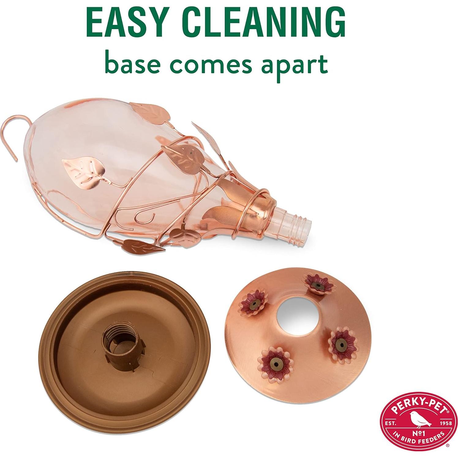 Alimentador de Colibríes Perky-Pet 8110H-1 946 ml Vidrio Cobre