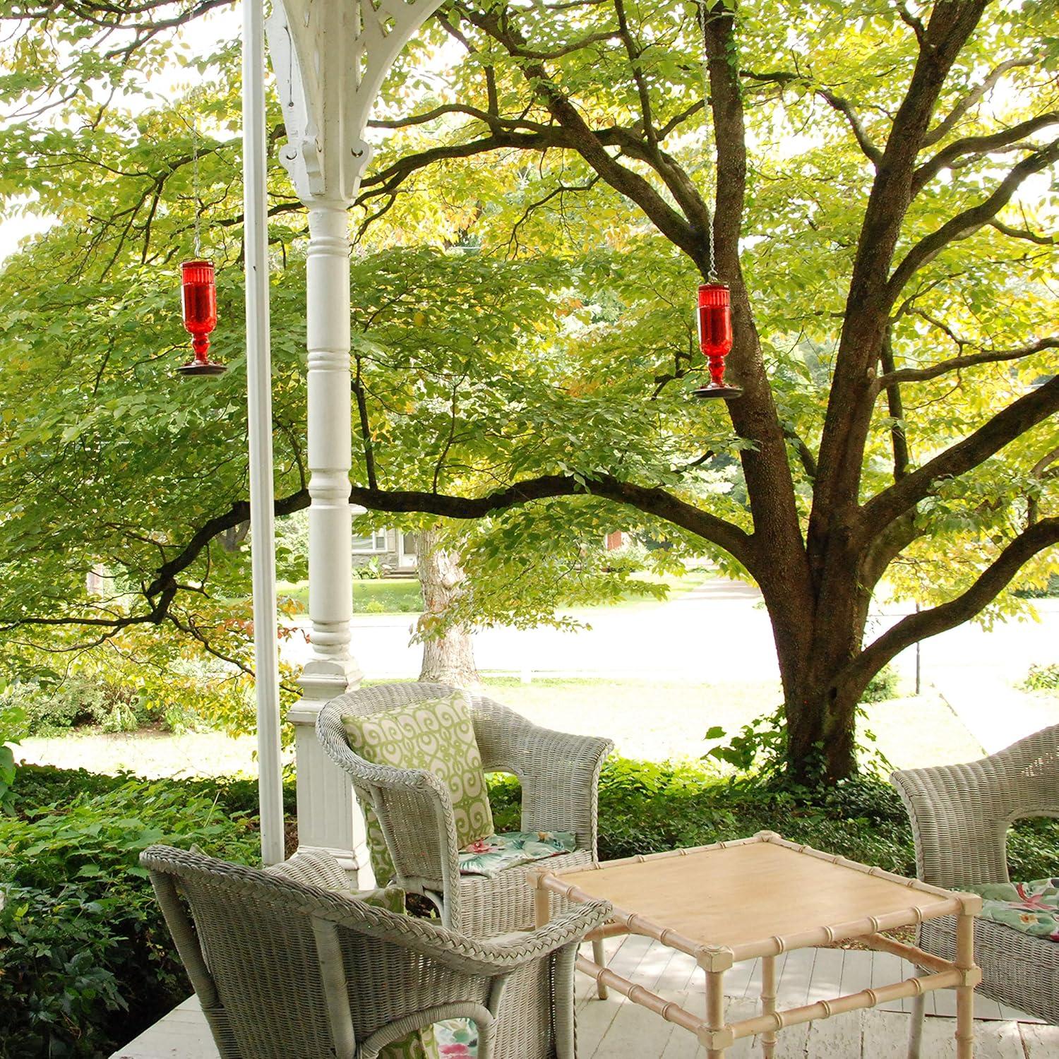 Alimentador de Colibríes Perky-Pet Botella Antigua Roja 710 ml